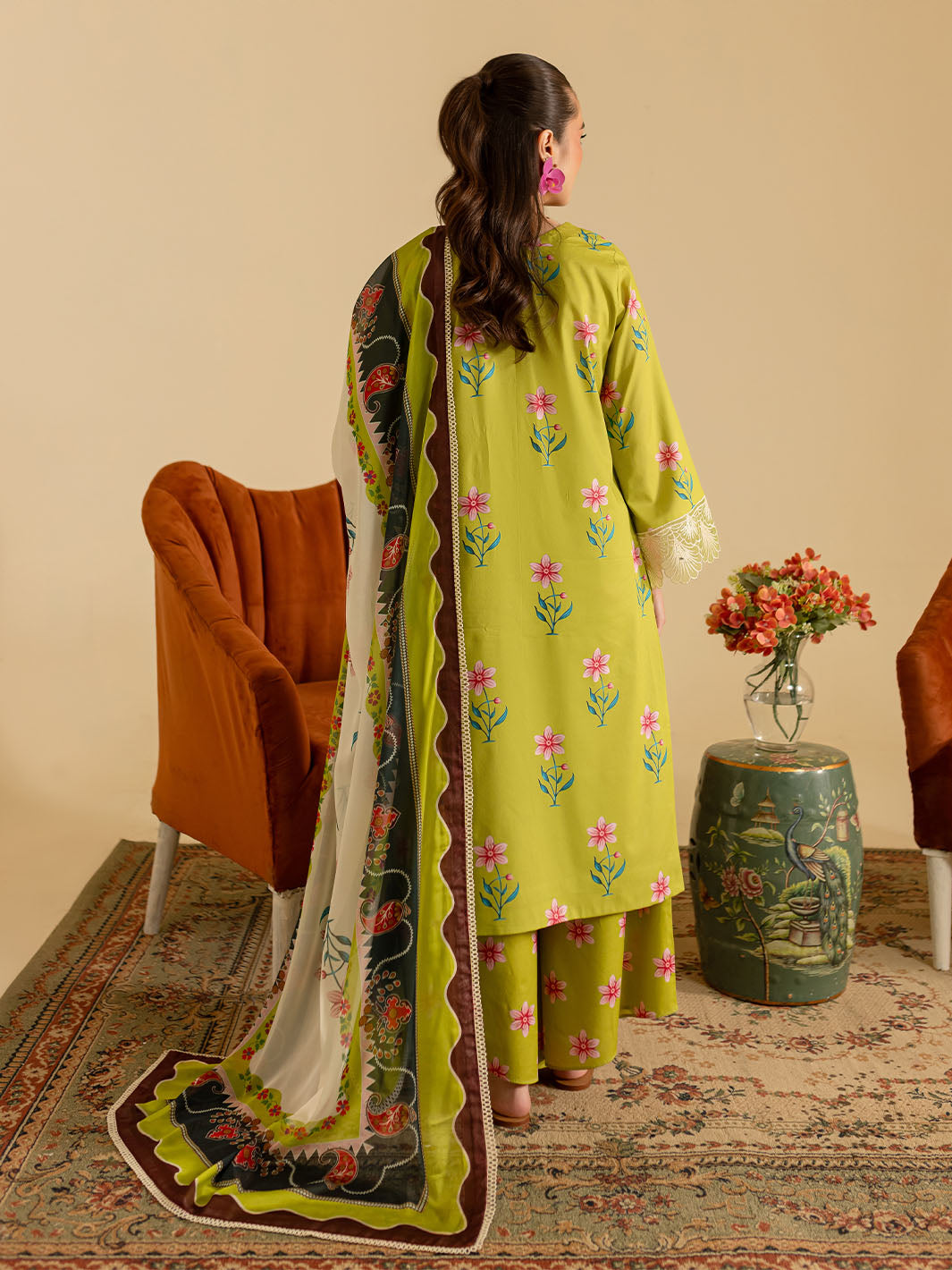 Mahnur | Leila Printkari Edit 25 | LP - 08 by Mahnur - Designer Dress - Type: Ladies Clothes - Available at Libayah - 100% Original