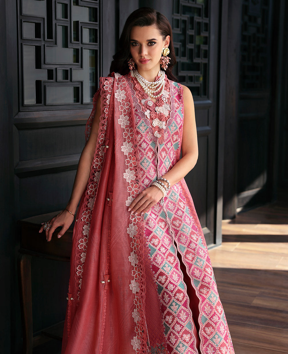 Republic Womenswear | Kalani Eid Luxury Lawn 25 | D1-A - Ayra by Republic Womenswear - Designer Dress - Type: Ladies Clothes - Available at Libayah - 100% Original