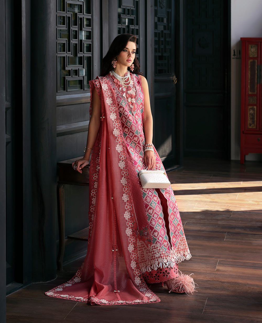 Republic Womenswear | Kalani Eid Luxury Lawn 25 | D1-A - Ayra by Republic Womenswear - Designer Dress - Type: Ladies Clothes - Available at Libayah - 100% Original