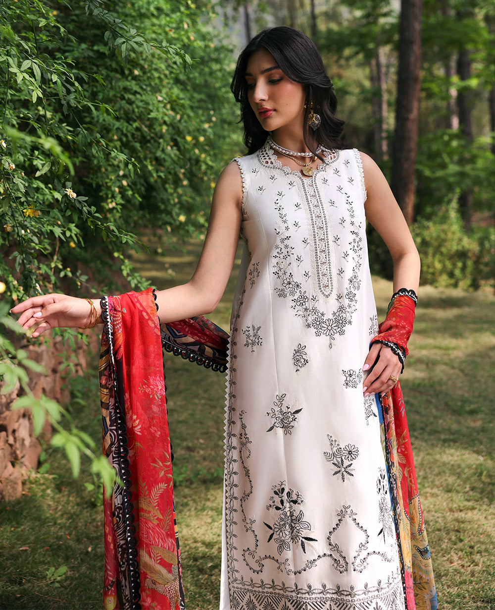 Republic Womenswear | Talia Luxury Lawn 25 | D1-B - Lunara by Republic Womenswear - Designer Dress - Type: Ladies Clothes - Available at Libayah - 100% Original