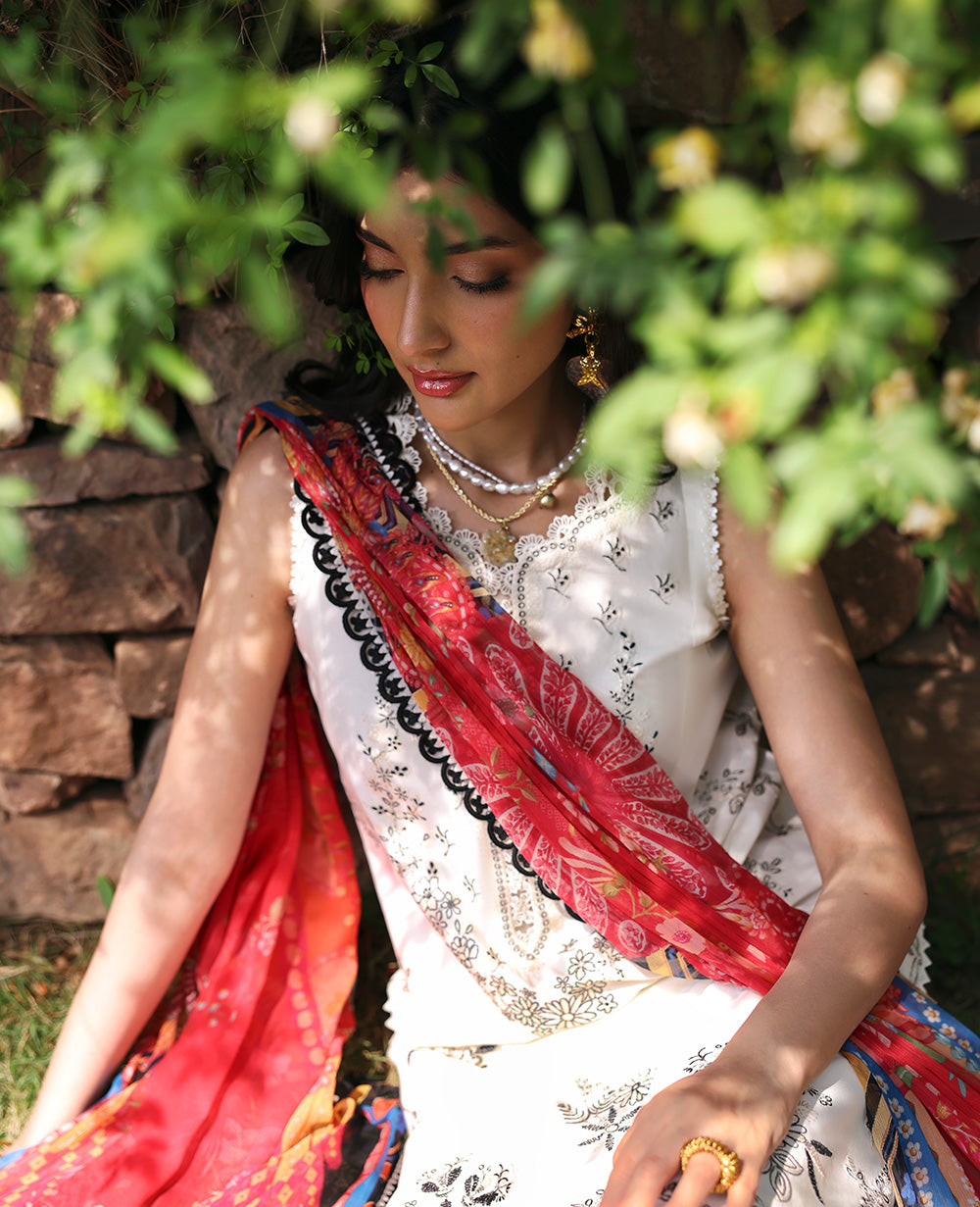 Republic Womenswear | Talia Luxury Lawn 25 | D1-B - Lunara by Republic Womenswear - Designer Dress - Type: Ladies Clothes - Available at Libayah - 100% Original