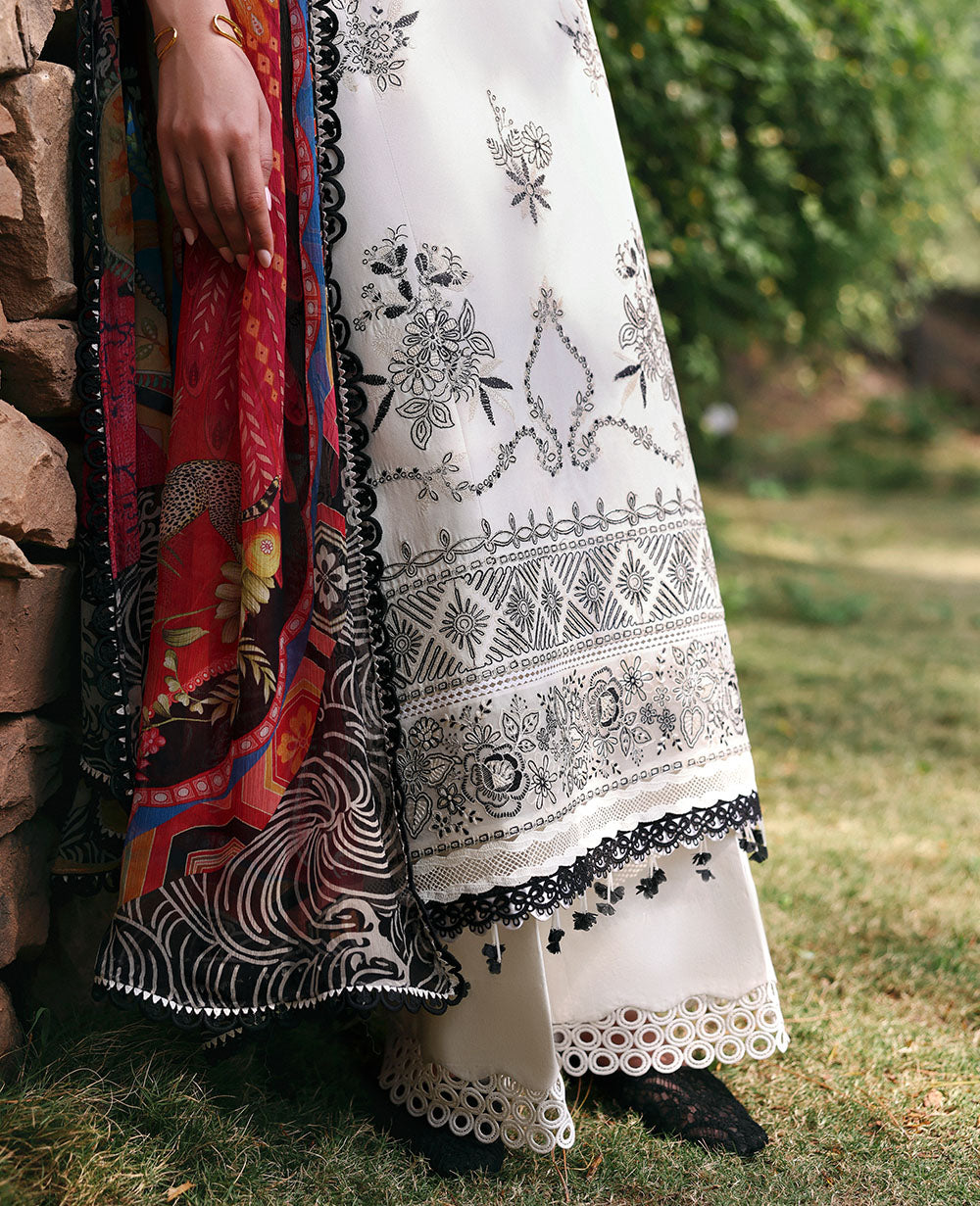 Republic Womenswear | Talia Luxury Lawn 25 | D1-B - Lunara by Republic Womenswear - Designer Dress - Type: Ladies Clothes - Available at Libayah - 100% Original
