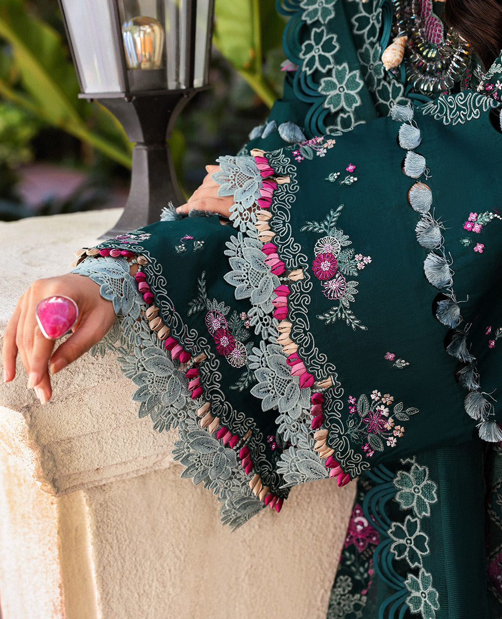 Republic Womenswear | Kalani Eid Luxury Lawn 25 | D1-B - Zehra by Republic Womenswear - Designer Dress - Type: Ladies Clothes - Available at Libayah - 100% Original