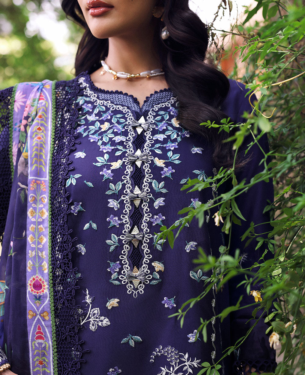 Republic Womenswear | Talia Luxury Lawn 25 | D3-B - Saia by Republic Womenswear - Designer Dress - Type: Ladies Clothes - Available at Libayah - 100% Original