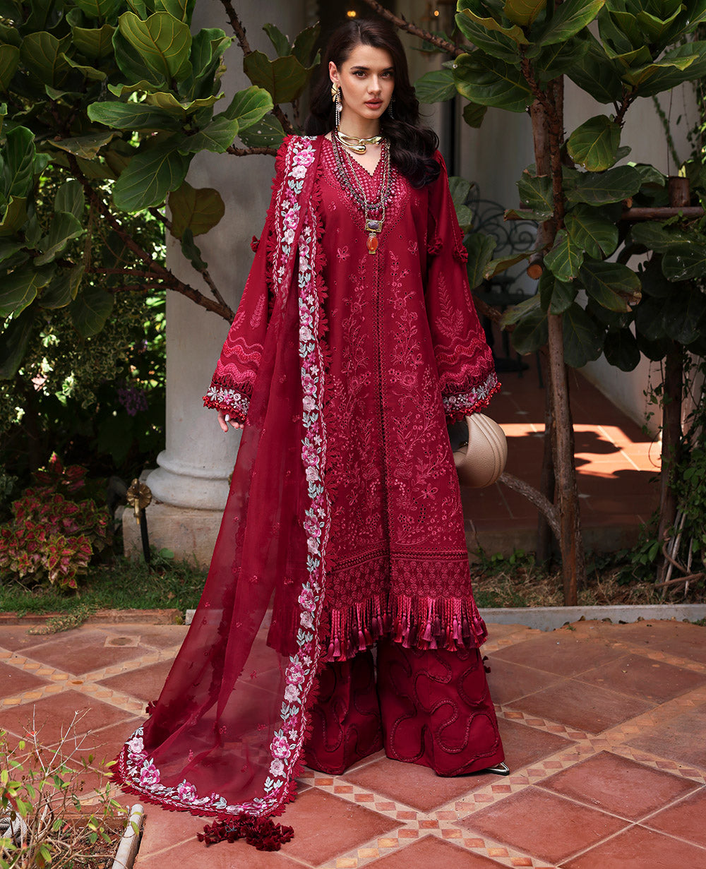 Republic Womenswear | Kalani Eid Luxury Lawn 25 | D4-A - Rhea by Republic Womenswear - Designer Dress - Type: Ladies Clothes - Available at Libayah - 100% Original