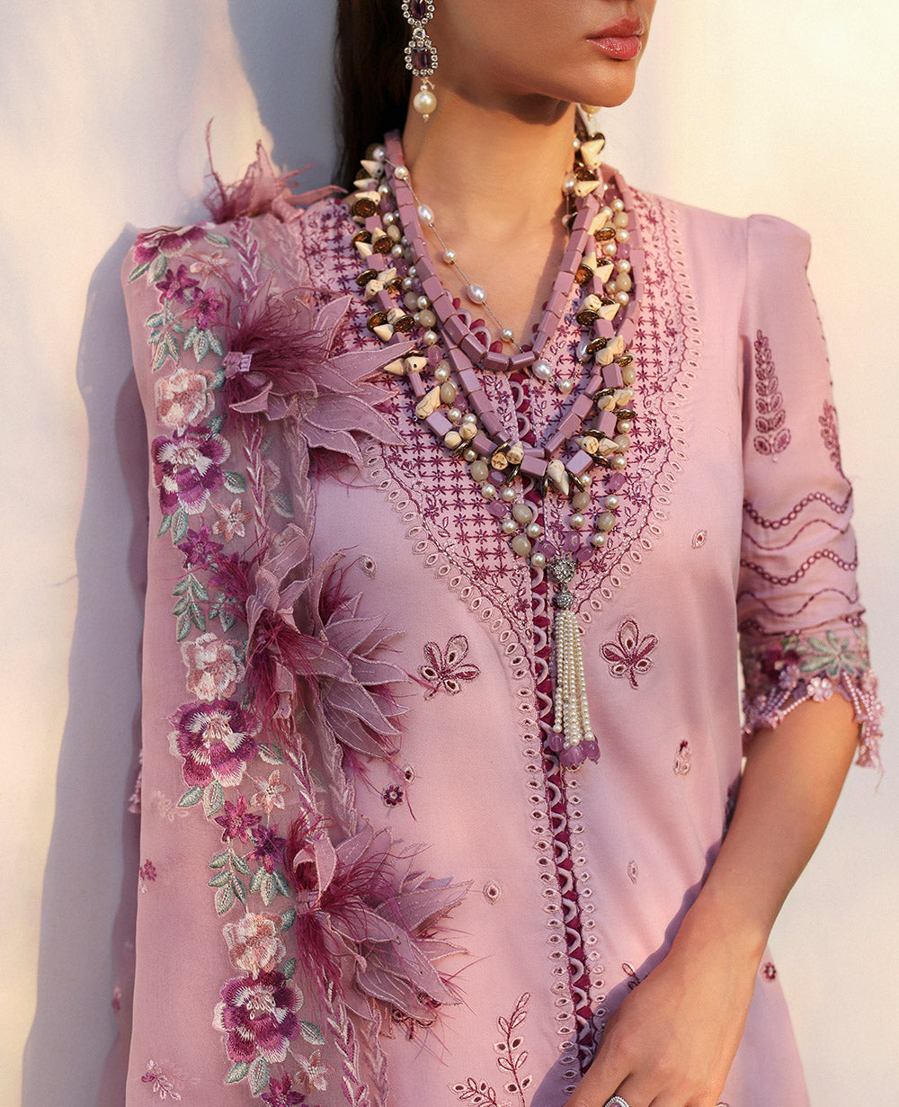 Republic Womenswear | Kalani Eid Luxury Lawn 25 | D4-B - Gulbahar by Republic Womenswear - Designer Dress - Type: Ladies Clothes - Available at Libayah - 100% Original