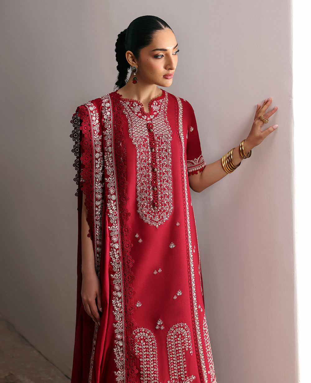 Republic Womenswear | Talia Luxury Lawn 25 | D6-A - Evara by Republic Womenswear - Designer Dress - Type: Ladies Clothes - Available at Libayah - 100% Original
