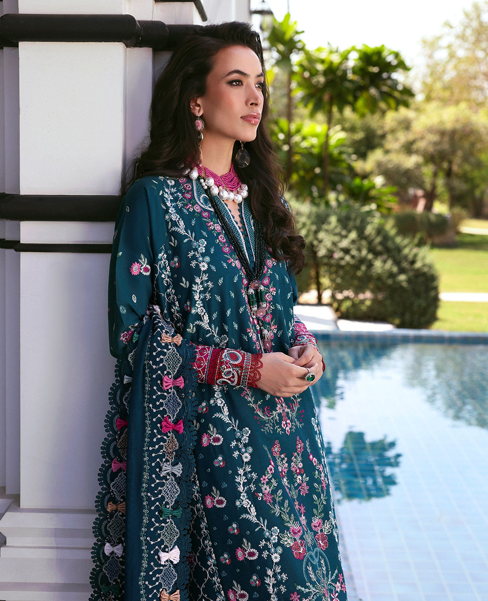 Republic Womenswear | Kalani Eid Luxury Lawn 25 | D6-B - Talia by Republic Womenswear - Designer Dress - Type: Ladies Clothes - Available at Libayah - 100% Original
