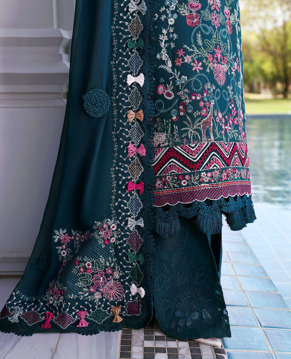 Republic Womenswear | Kalani Eid Luxury Lawn 25 | D6-B - Talia by Republic Womenswear - Designer Dress - Type: Ladies Clothes - Available at Libayah - 100% Original