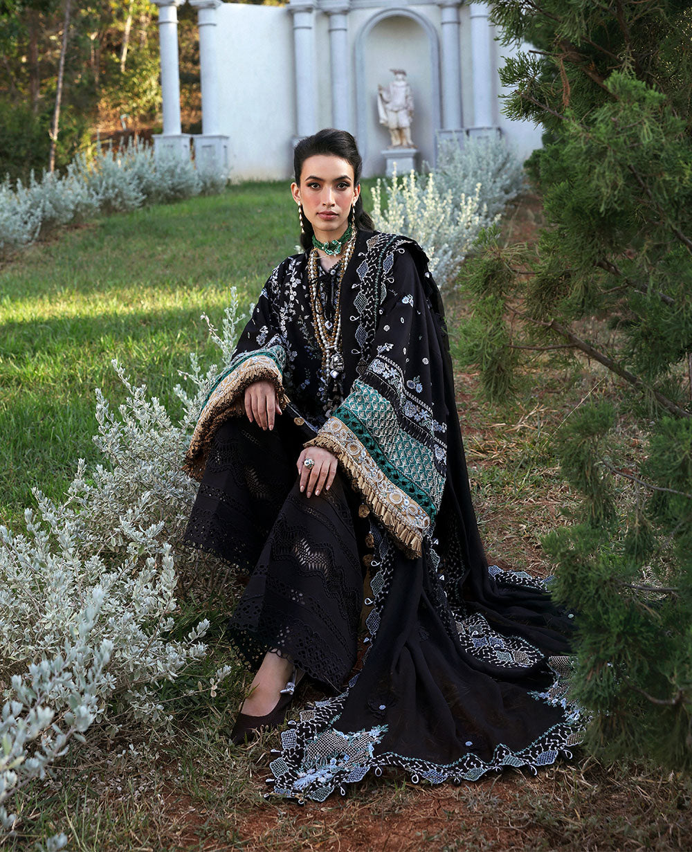 Republic Womenswear | Kalani Eid Luxury Lawn 25 | D6-B - Talia by Republic Womenswear - Designer Dress - Type: Ladies Clothes - Available at Libayah - 100% Original