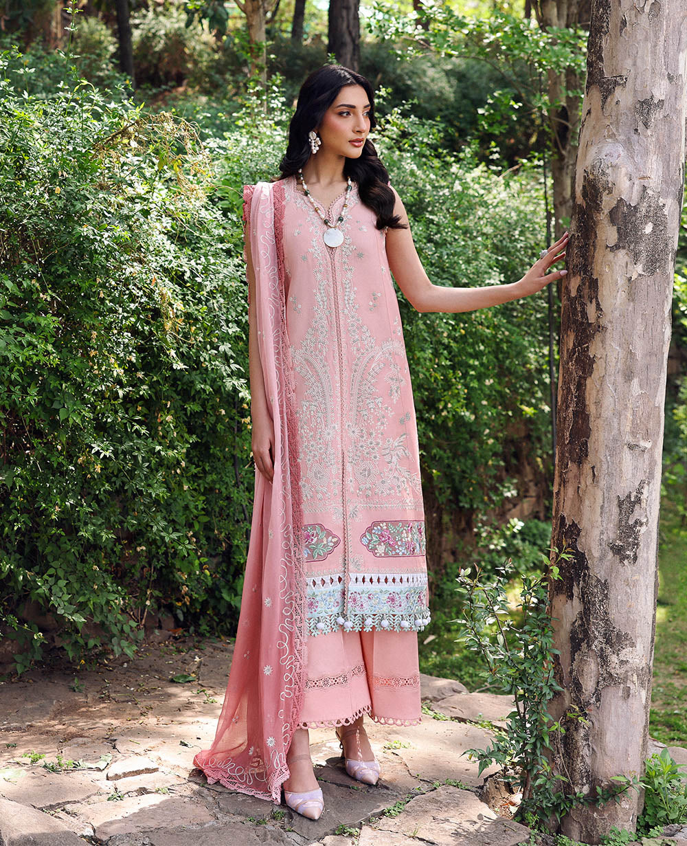 Republic Womenswear | Talia Luxury Lawn 25 | D7-A - Ora by Republic Womenswear - Designer Dress - Type: Ladies Clothes - Available at Libayah - 100% Original