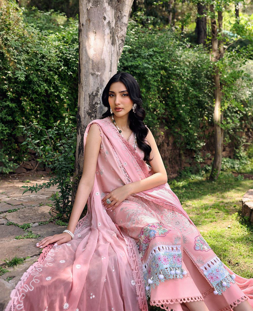 Republic Womenswear | Talia Luxury Lawn 25 | D7-A - Ora by Republic Womenswear - Designer Dress - Type: Ladies Clothes - Available at Libayah - 100% Original