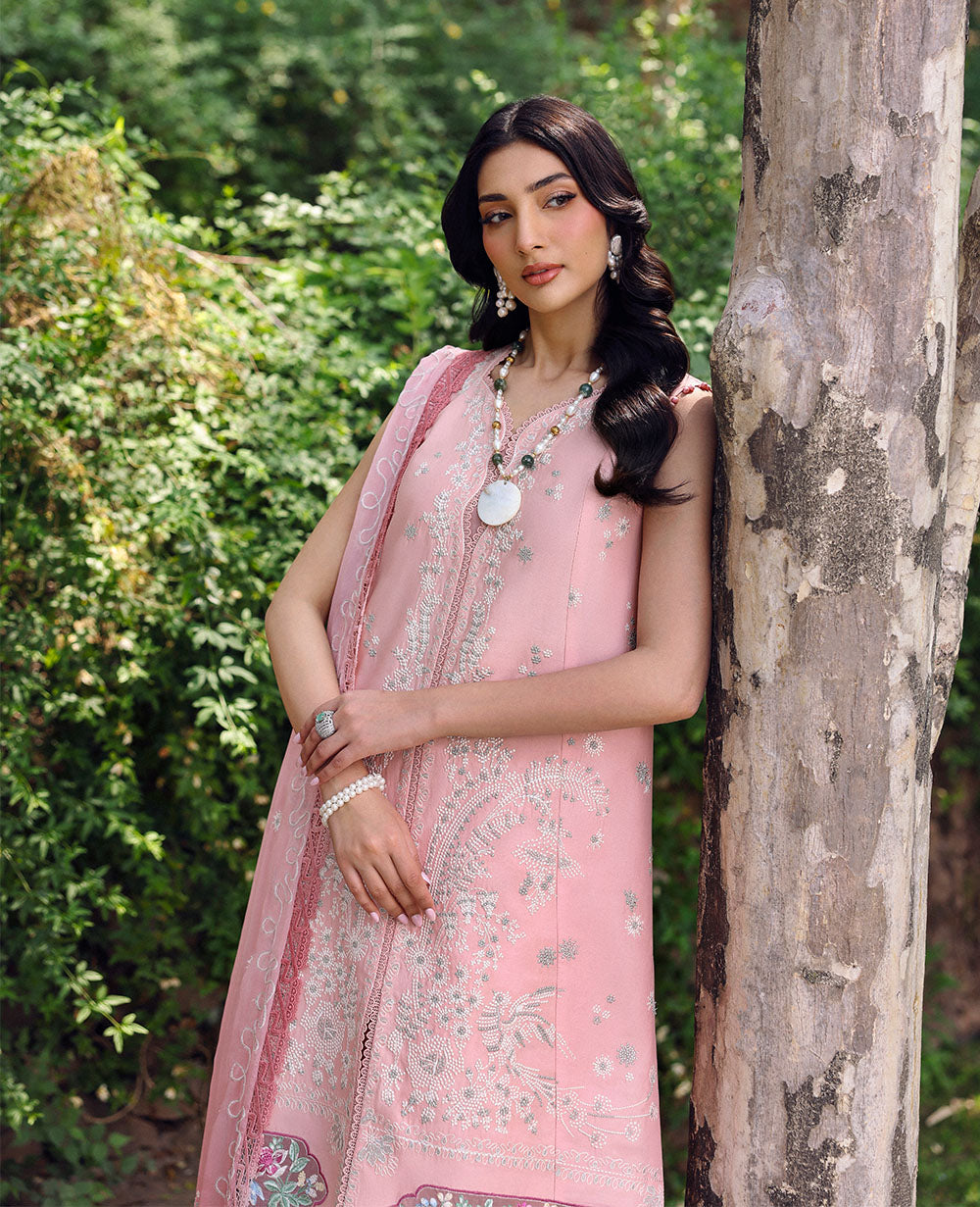 Republic Womenswear | Talia Luxury Lawn 25 | D7-A - Ora by Republic Womenswear - Designer Dress - Type: Ladies Clothes - Available at Libayah - 100% Original