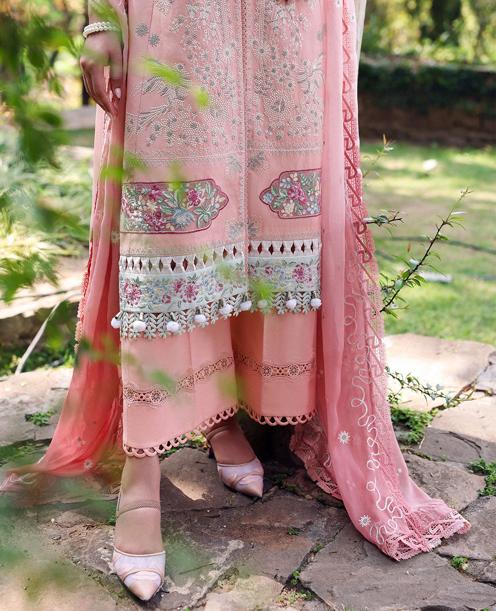 Republic Womenswear | Talia Luxury Lawn 25 | D7-A - Ora by Republic Womenswear - Designer Dress - Type: Ladies Clothes - Available at Libayah - 100% Original