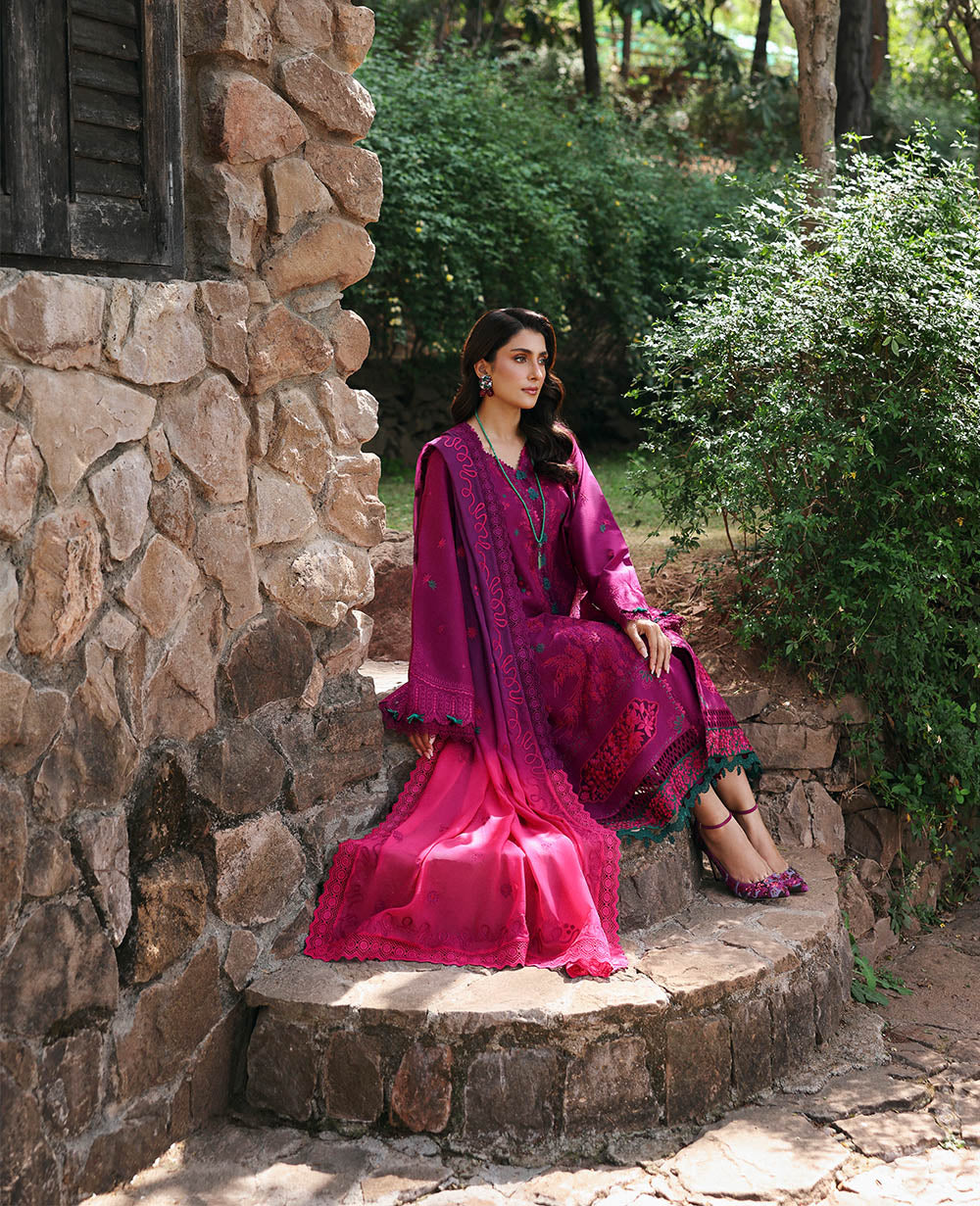 Republic Womenswear | Talia Luxury Lawn 25 | D7-B - Elin by Republic Womenswear - Designer Dress - Type: Ladies Clothes - Available at Libayah - 100% Original