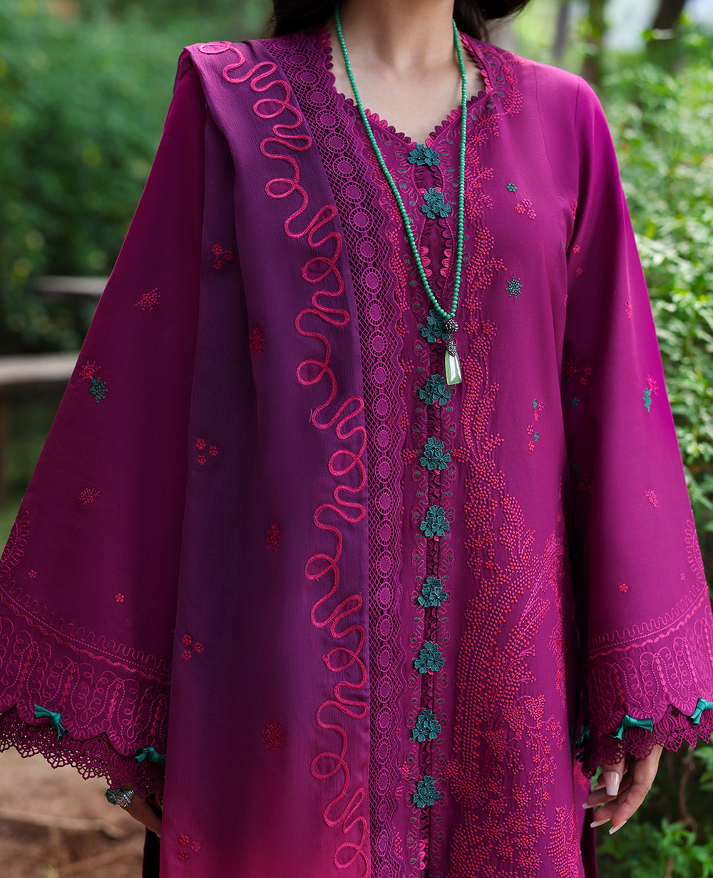 Republic Womenswear | Talia Luxury Lawn 25 | D7-B - Elin by Republic Womenswear - Designer Dress - Type: Ladies Clothes - Available at Libayah - 100% Original