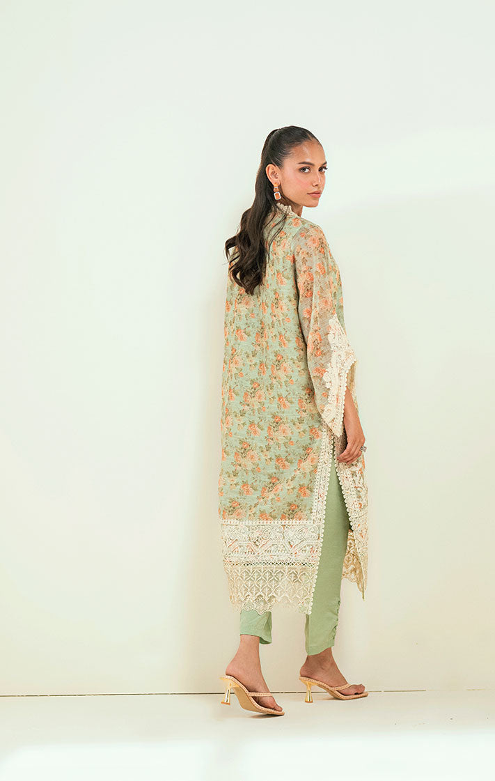 Dhanak | Signature Pret | SS24DA-2590 GREEN by Dhanak - Designer Dress - Type: Ladies Clothes - Available at Libayah - 100% Original