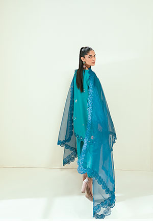 Dhanak | Signature Pret | SS25DA-2699 C-GREEN by Dhanak - Designer Dress - Type: Ladies Clothes - Available at Libayah - 100% Original
