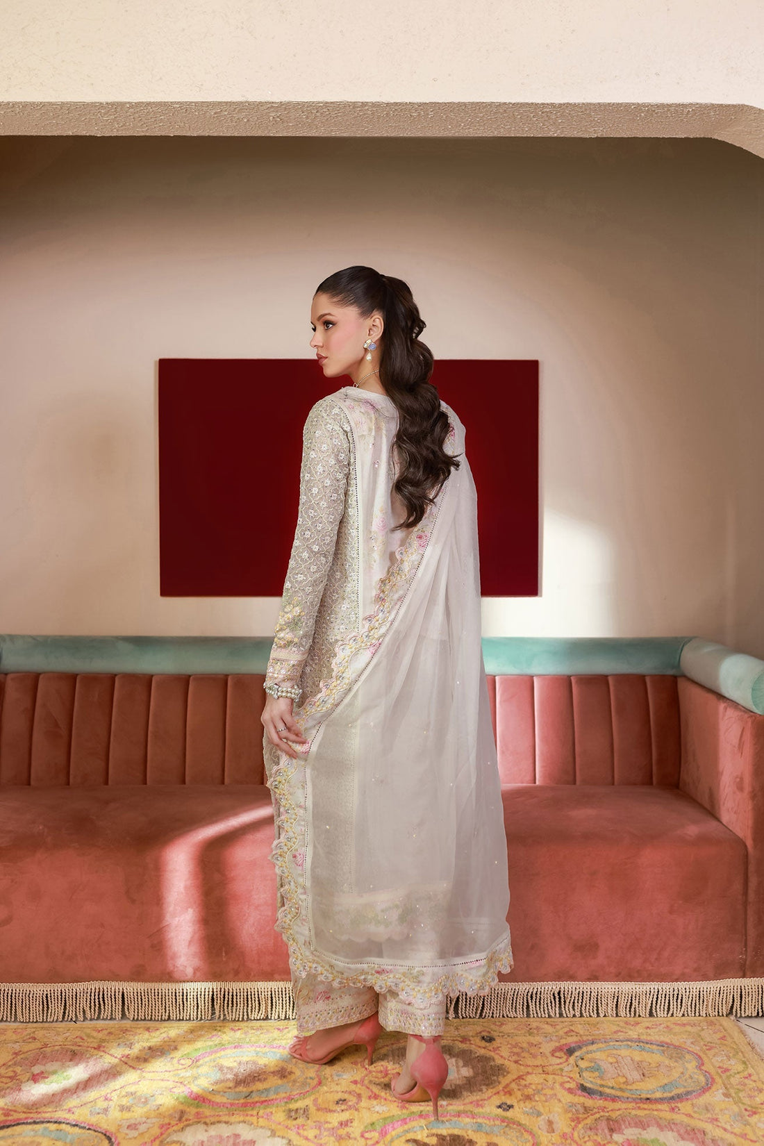 Dhanak | Chiffon Pret | SS25DA-2711 by Dhanak - Designer Dress - Type: Ladies Clothes - Available at Libayah - 100% Original
