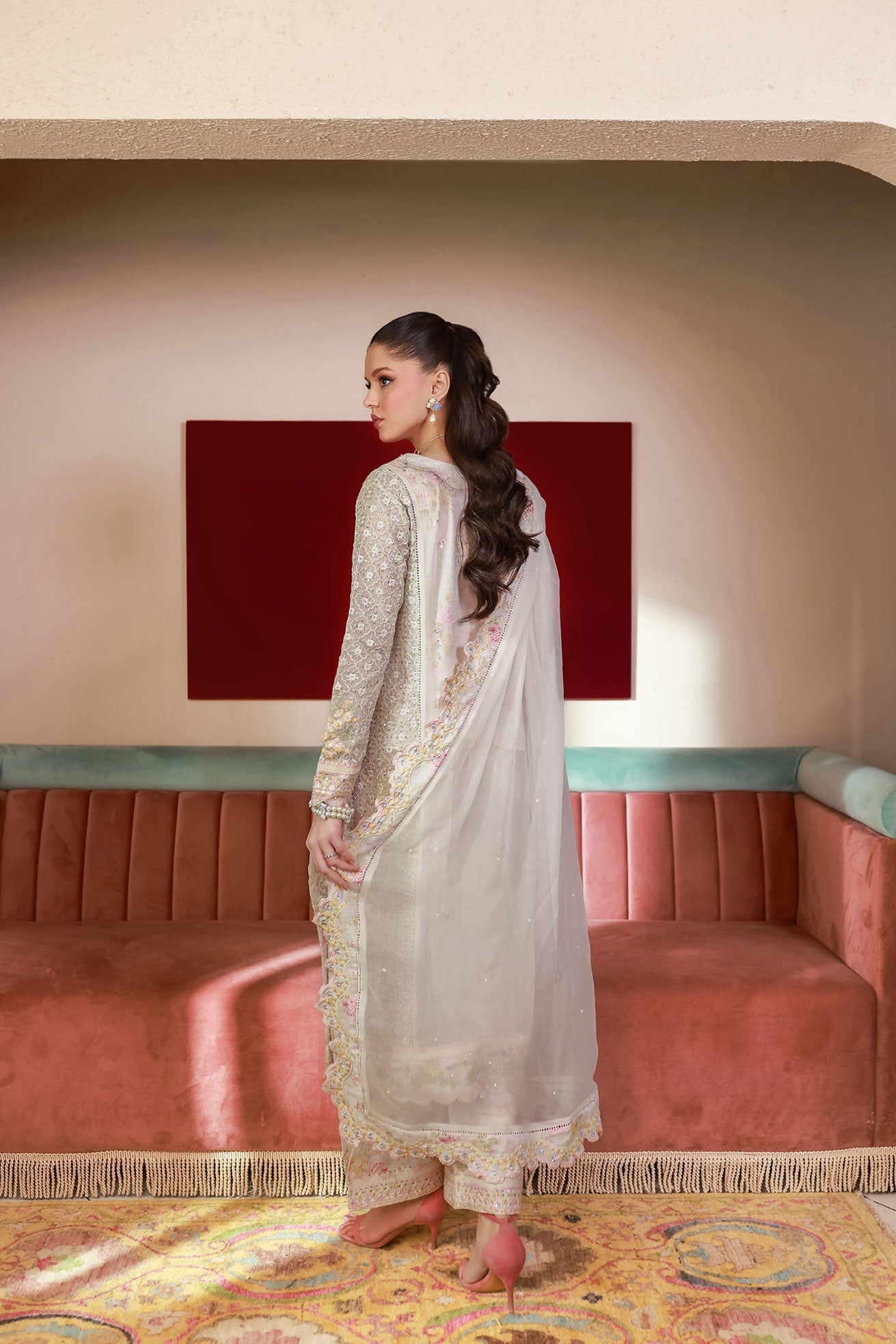 Dhanak | Chiffon Pret | SS25DA-2711 by Dhanak - Designer Dress - Type: Ladies Clothes - Available at Libayah - 100% Original
