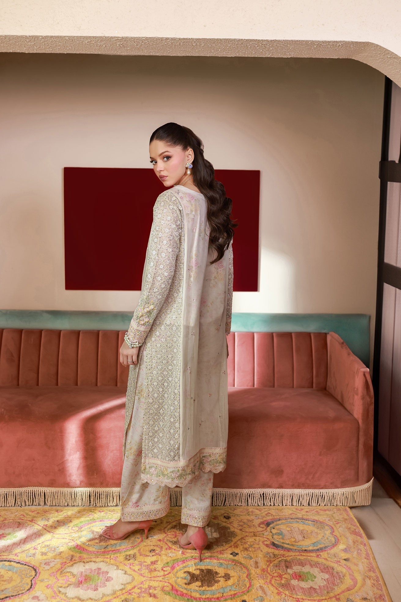 Dhanak | Chiffon Pret | SS25DA-2711 by Dhanak - Designer Dress - Type: Ladies Clothes - Available at Libayah - 100% Original
