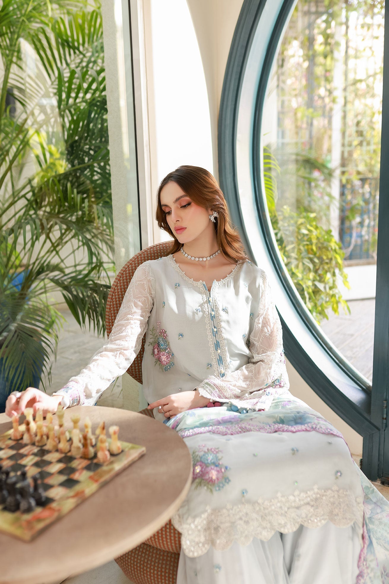 Dhanak | Chiffon Pret | SS25DA-2715 by Dhanak - Designer Dress - Type: Ladies Clothes - Available at Libayah - 100% Original
