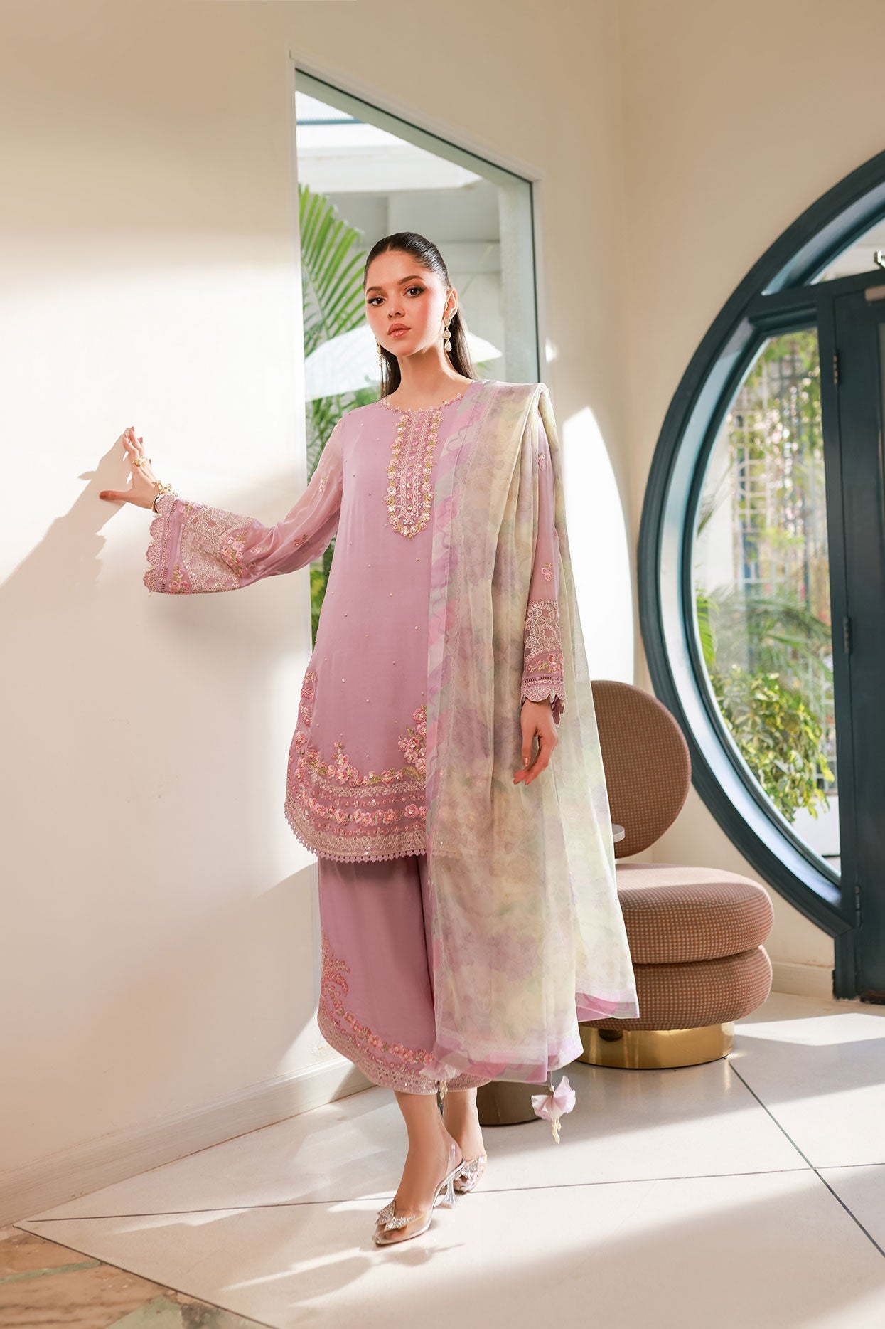 Dhanak | Chiffon Pret | SS25DA-2718 by Dhanak - Designer Dress - Type: Ladies Clothes - Available at Libayah - 100% Original