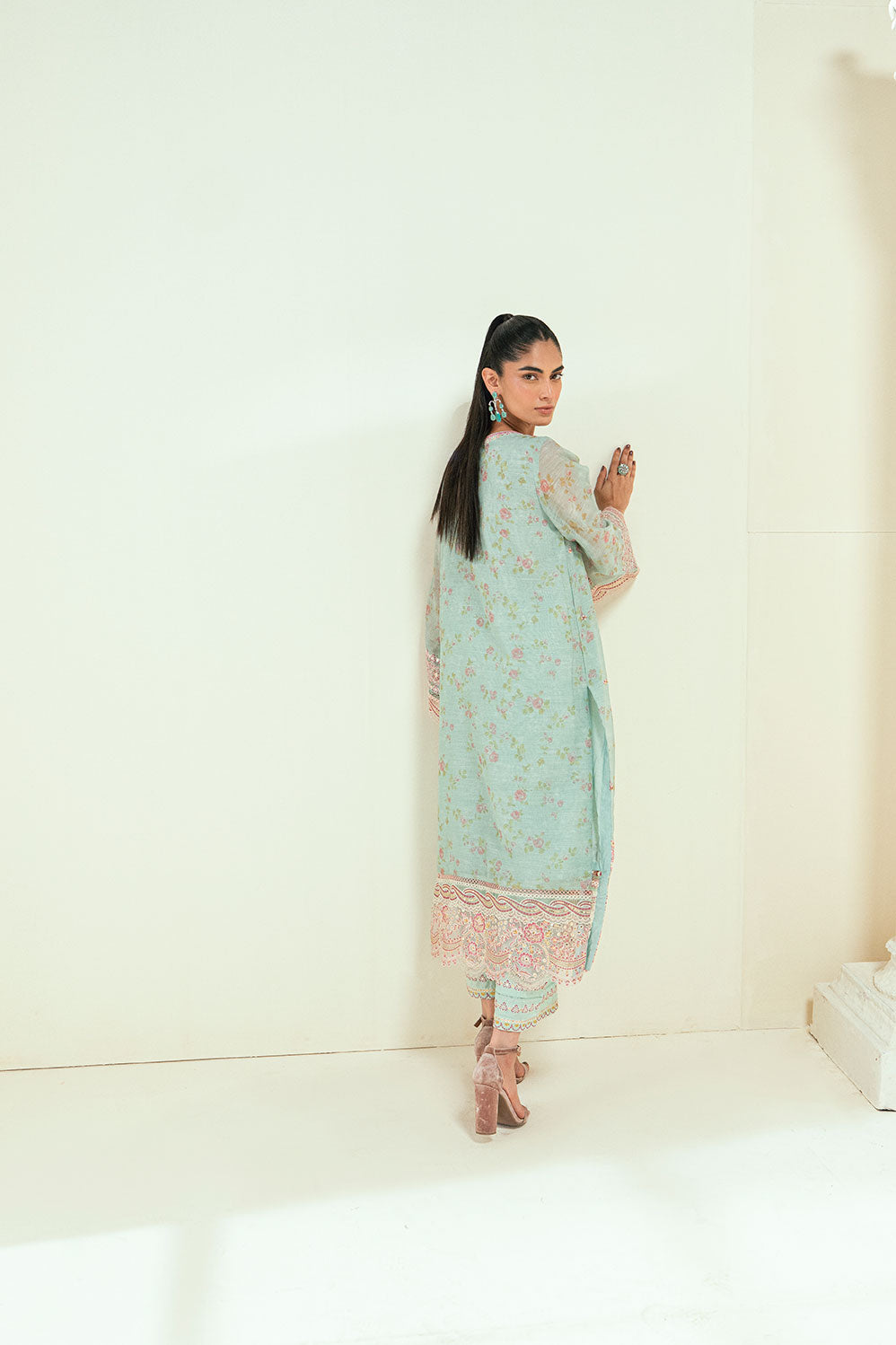 Dhanak | Signature Pret | SS25DA-2722 L-GREEN by Dhanak - Designer Dress - Type: Ladies Clothes - Available at Libayah - 100% Original
