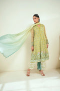Dhanak | Signature Pret | SS25DA-2729 L-GREEN by Dhanak - Designer Dress - Type: Ladies Clothes - Available at Libayah - 100% Original