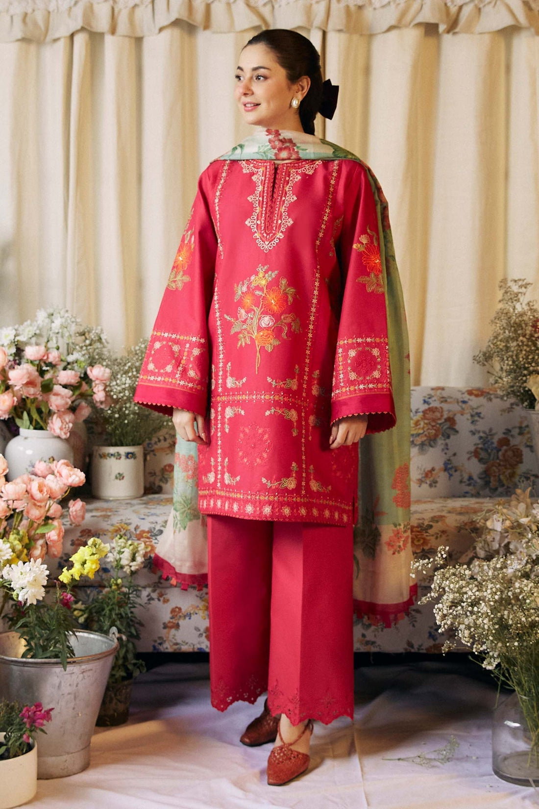 Zara Shahjahan | Coco Lawn Vol 2 | DAHLIA-1A by Zara Shahjahan - Designer Dress - Type: Ladies Clothes - Available at Libayah - 100% Original