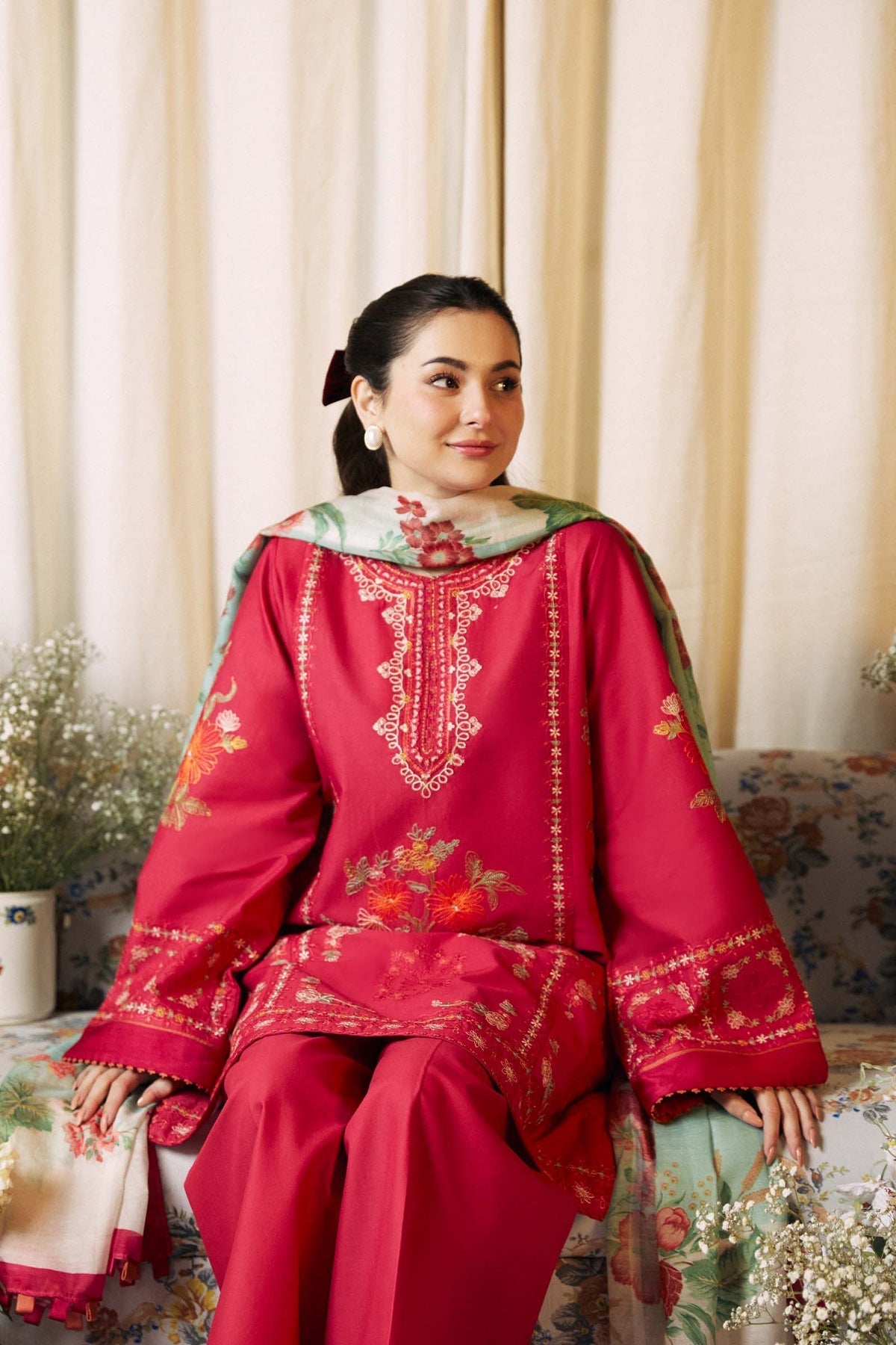 Zara Shahjahan | Coco Lawn Vol 2 | DAHLIA-1A by Zara Shahjahan - Designer Dress - Type: Ladies Clothes - Available at Libayah - 100% Original