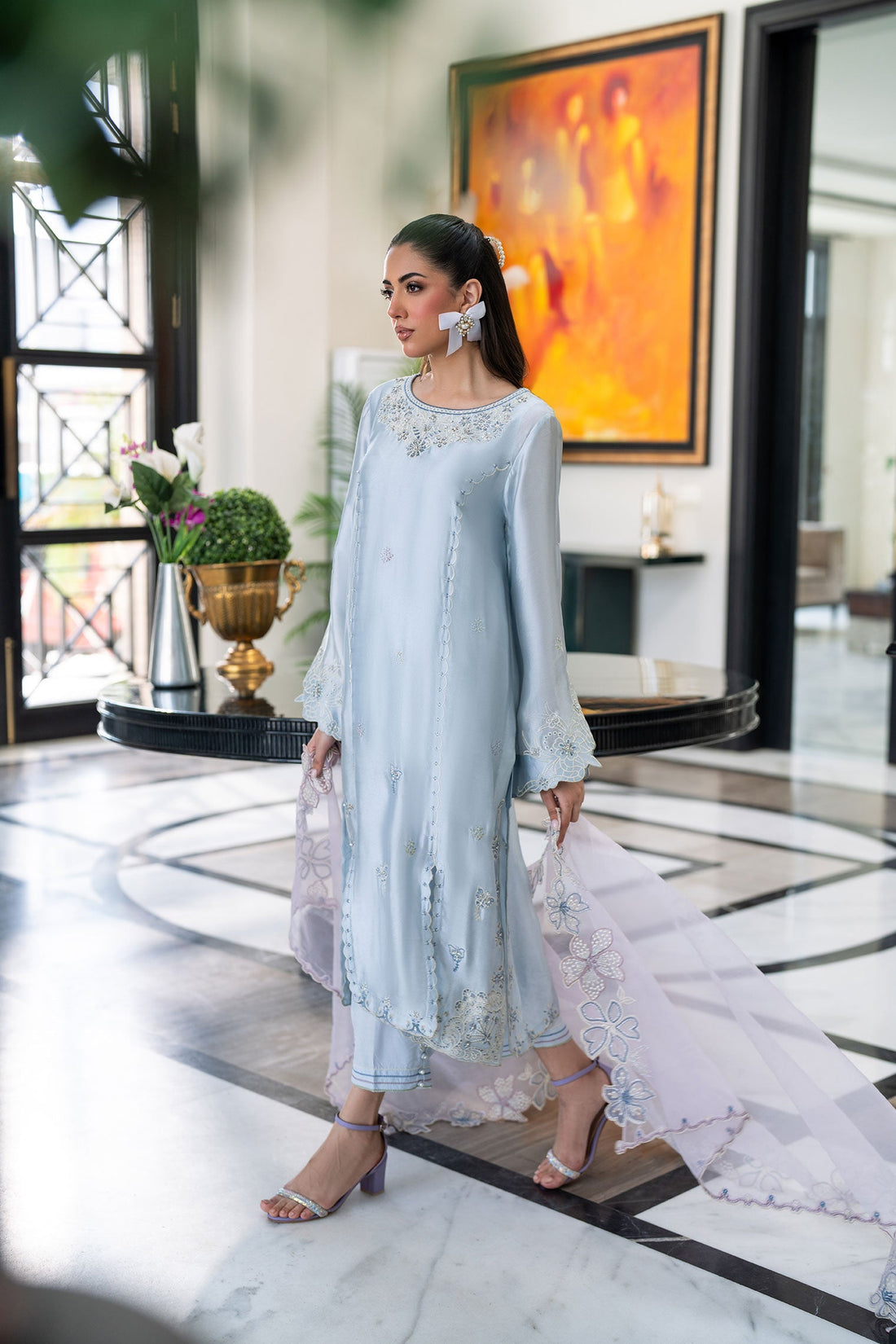 Dhanak | SS 25 Luxury Pret | SS25DL-0320 by Dhanak - Designer Dress - Type: Ladies Clothes - Available at Libayah - 100% Original