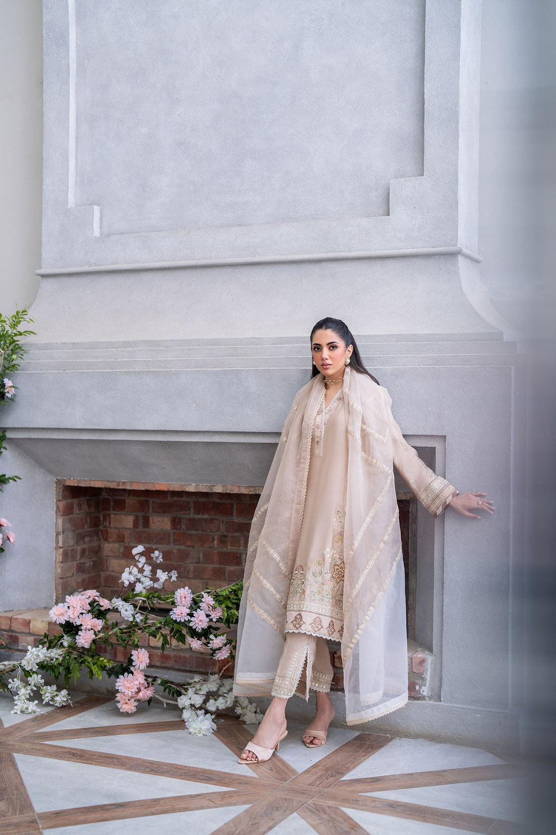 Dhanak | SS 25 Luxury Pret | SS25DL-0322 by Dhanak - Designer Dress - Type: Ladies Clothes - Available at Libayah - 100% Original