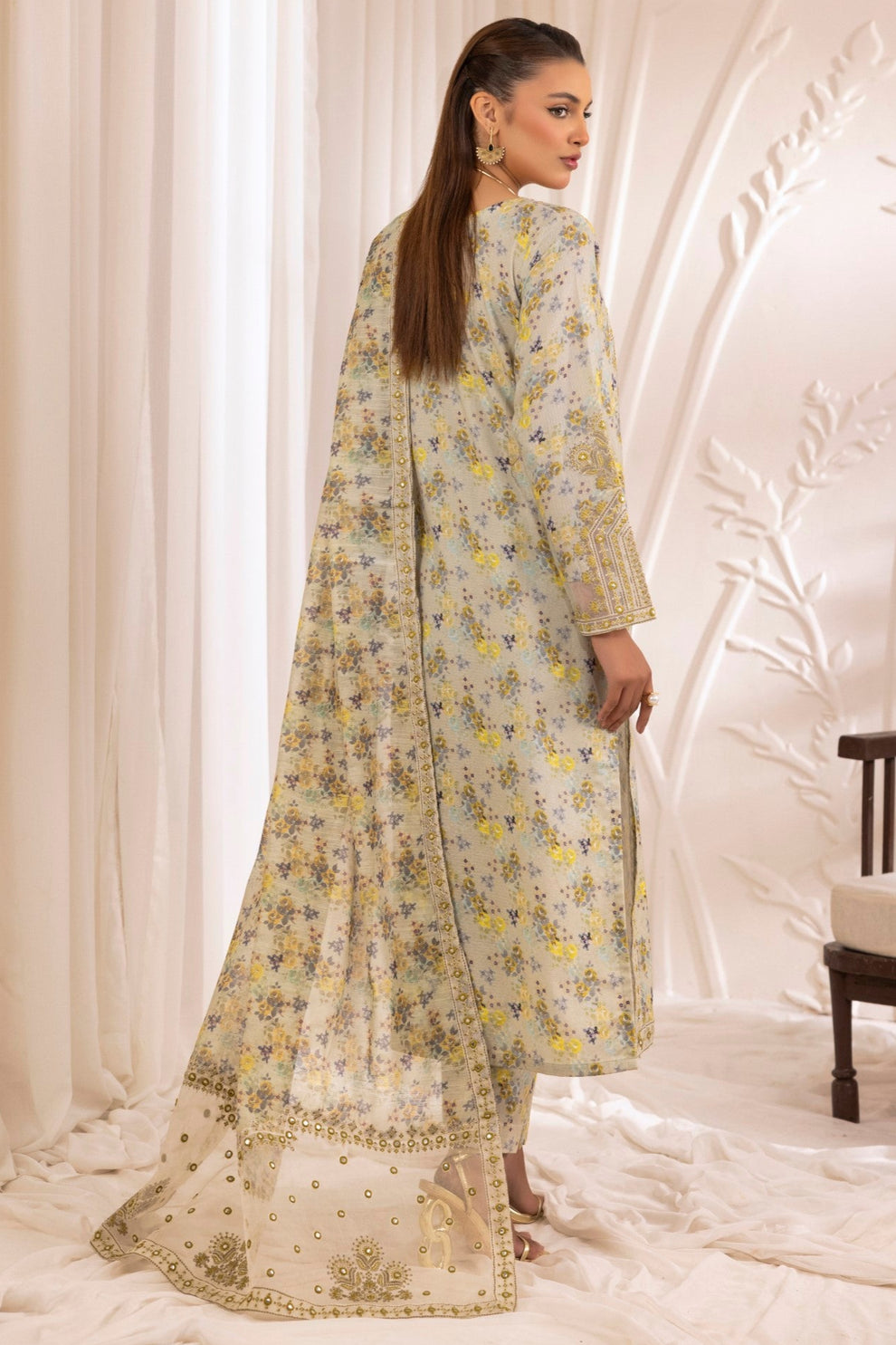 Mohagni | Phulkari Edit | DLS-01 by Mohagni - Designer Dress - Type: Ladies Clothes - Available at Libayah - 100% Original