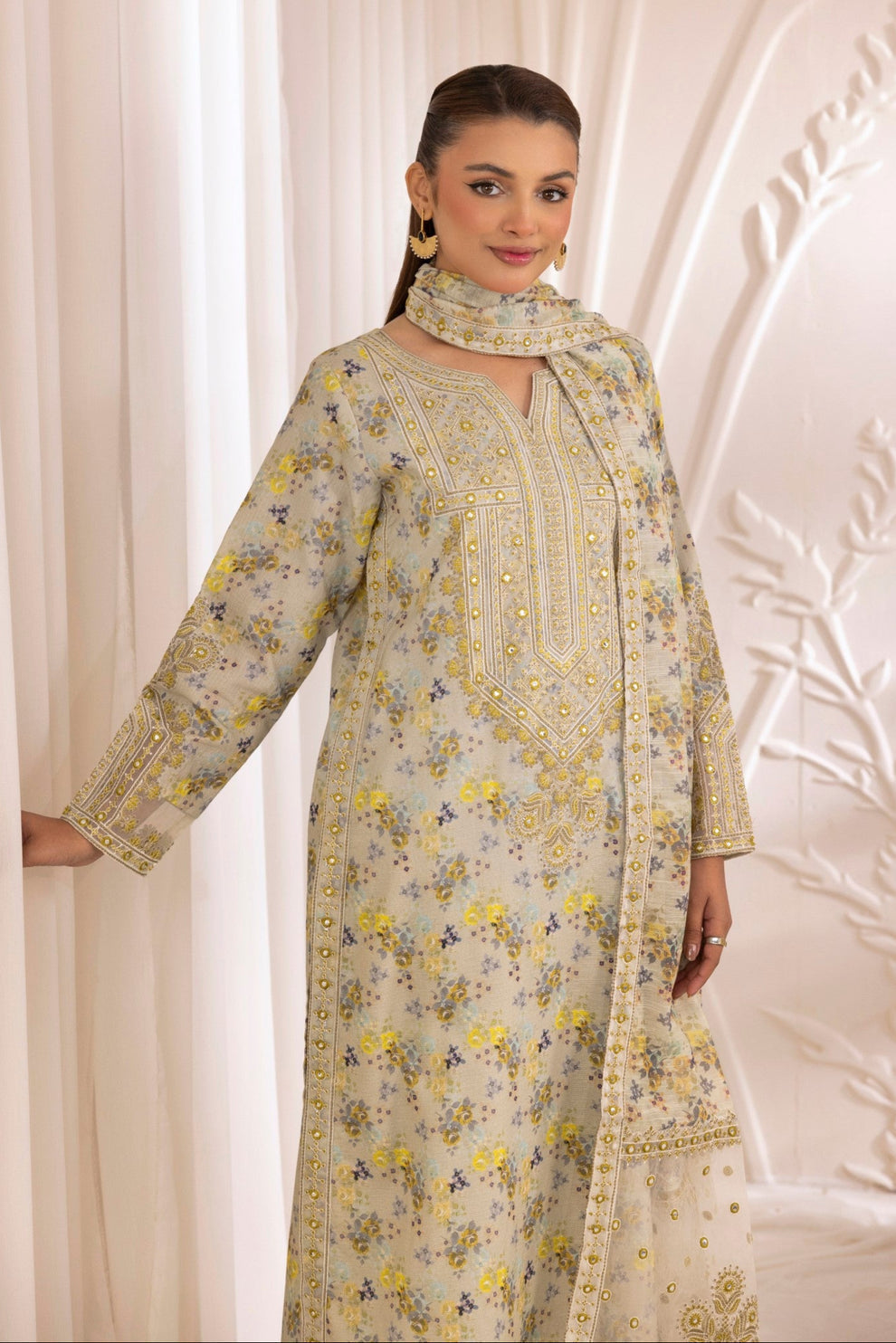 Mohagni | Phulkari Edit | DLS-01 by Mohagni - Designer Dress - Type: Ladies Clothes - Available at Libayah - 100% Original