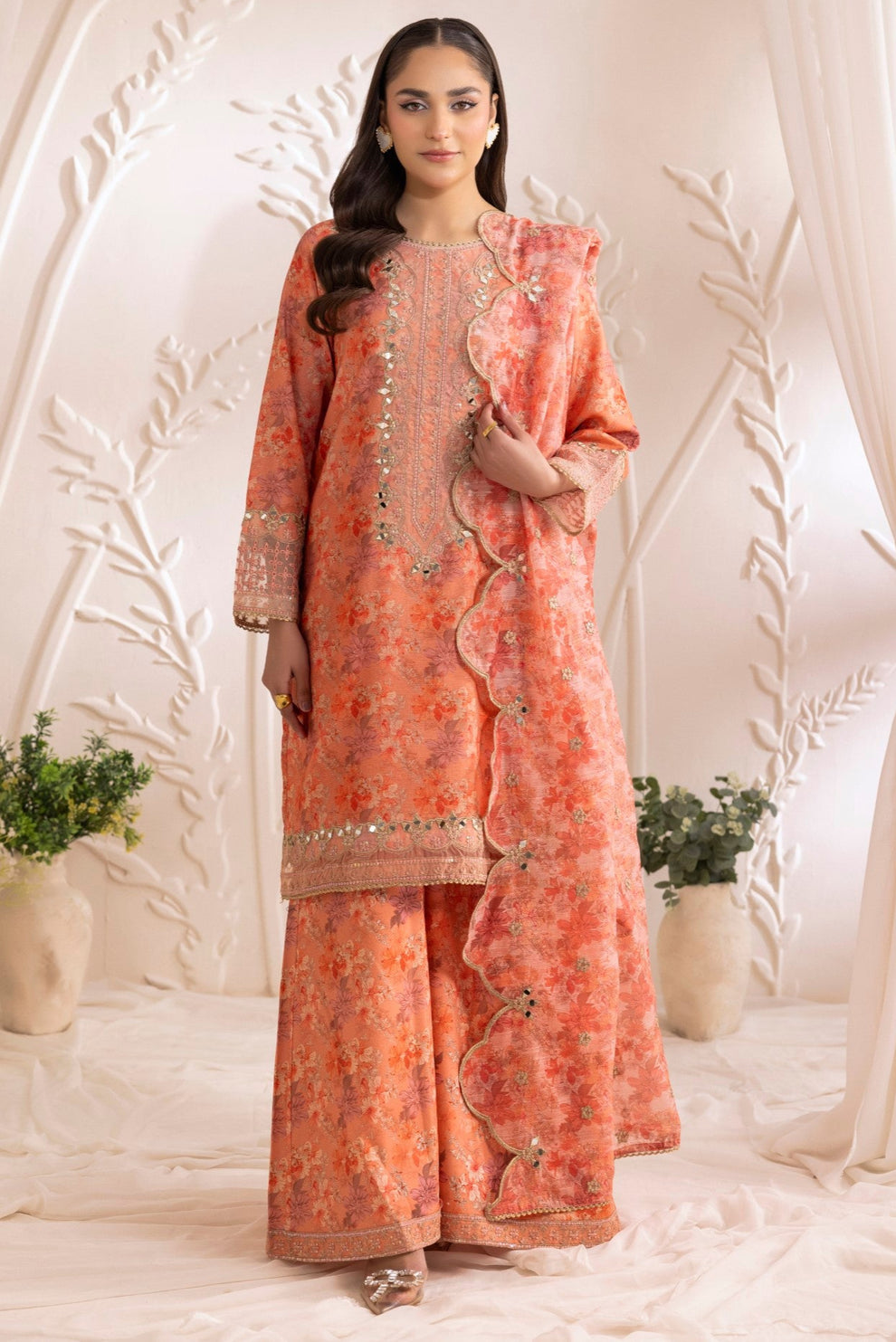 Mohagni | Phulkari Edit | DLS-02 by Mohagni - Designer Dress - Type: Ladies Clothes - Available at Libayah - 100% Original