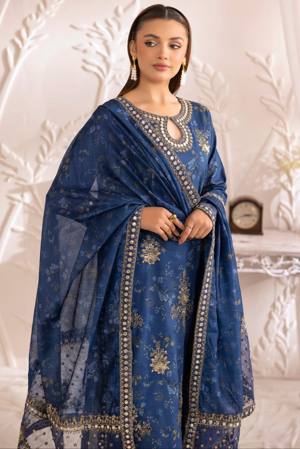 Mohagni | Phulkari Edit | DLS-04 by Mohagni - Designer Dress - Type: Ladies Clothes - Available at Libayah - 100% Original
