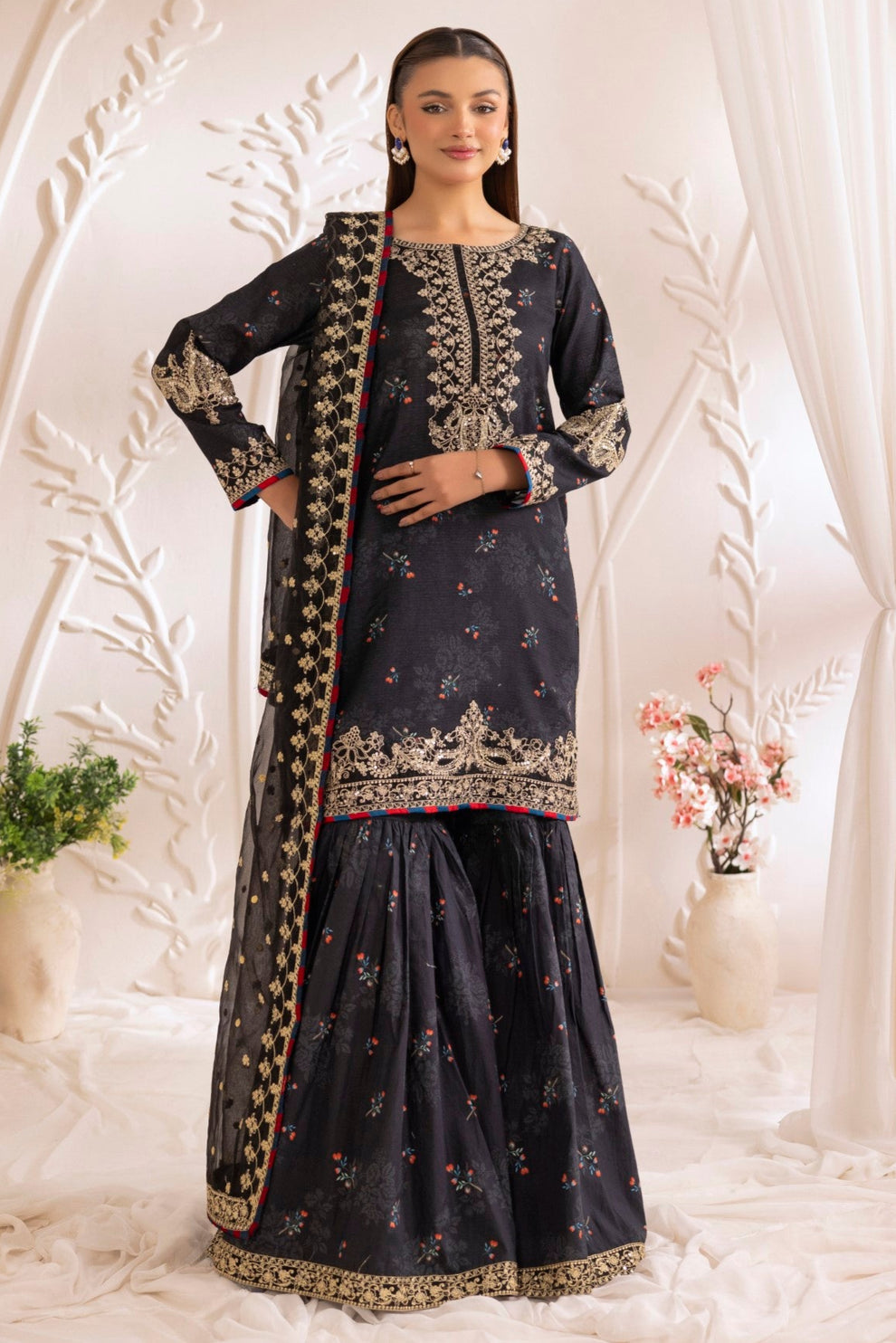 Mohagni | Phulkari Edit | DLS-06 by Mohagni - Designer Dress - Type: Ladies Clothes - Available at Libayah - 100% Original