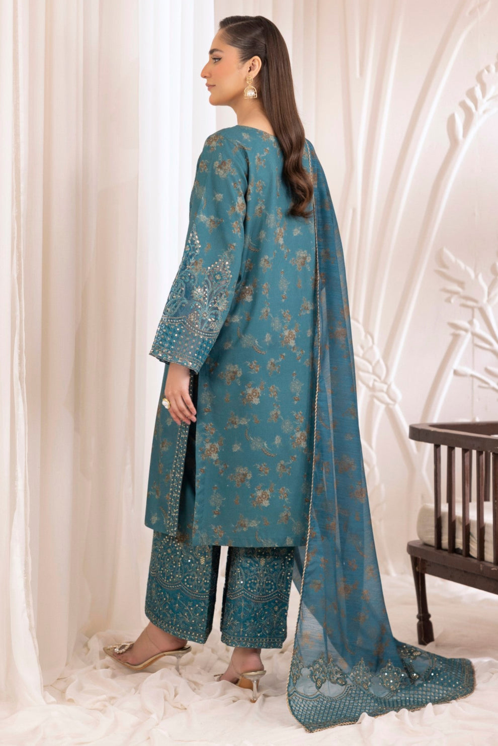 Mohagni | Phulkari Edit | DLS-07 by Mohagni - Designer Dress - Type: Ladies Clothes - Available at Libayah - 100% Original