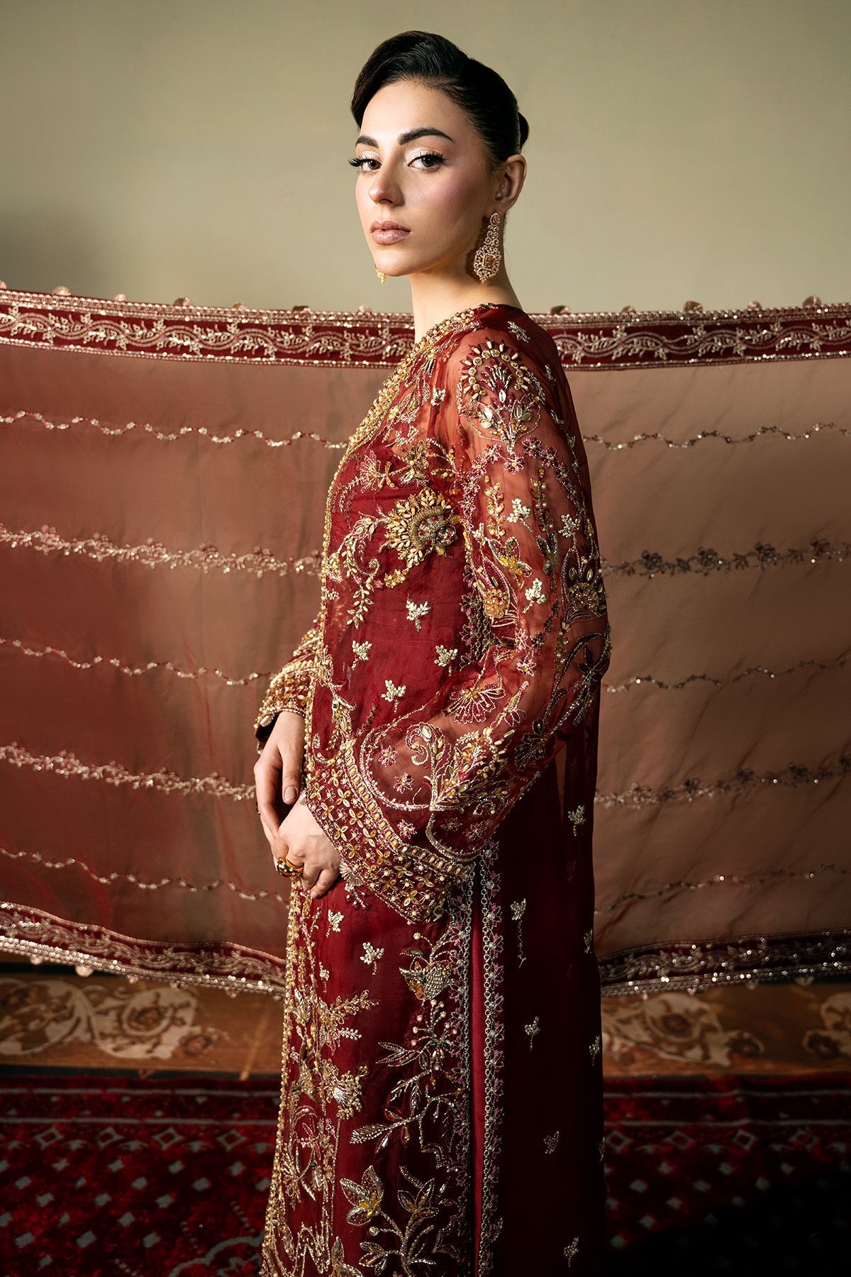 Mina Kashif | Kahani Formals | Serika by Mina Kashif - Designer Dress - Type: Ladies Clothes - Available at Libayah - 100% Original