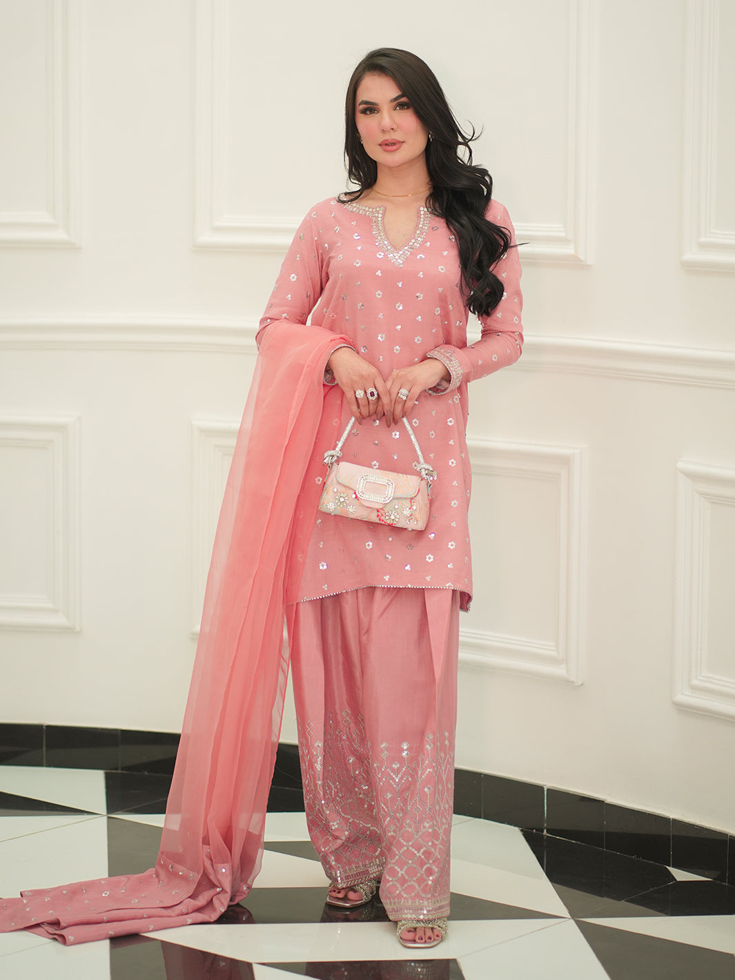 Faiza Faisal | Mayal Festive Pret 25 | FARIHA by Faiza Faisal - Designer Dress - Type: Ladies Clothes - Available at Libayah - 100% Original