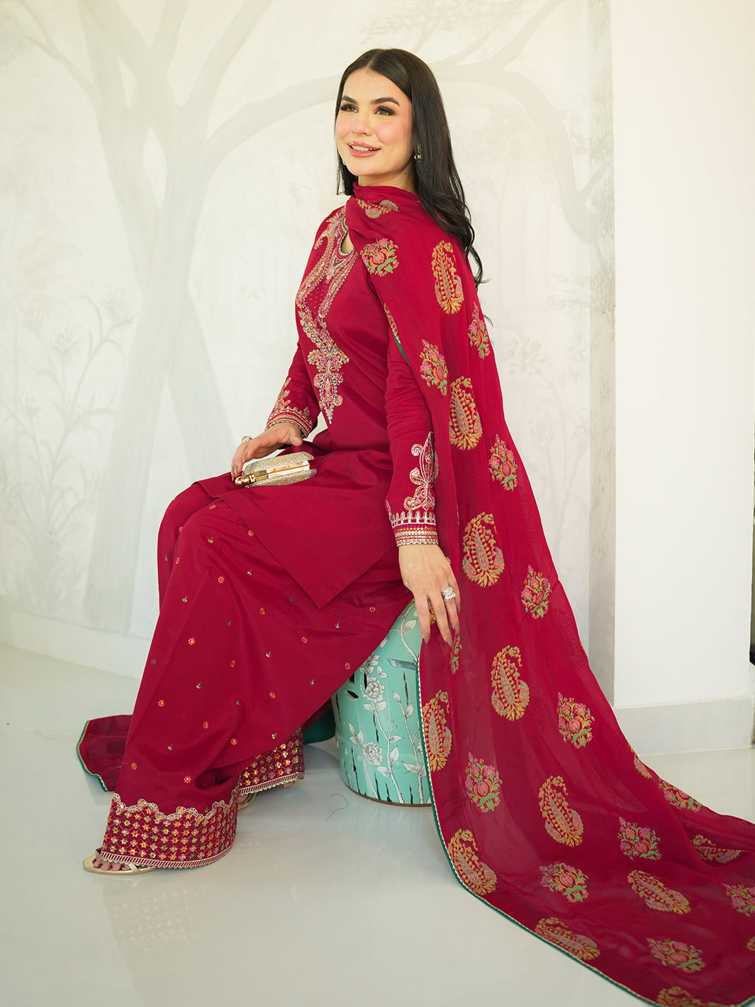 Faiza Faisal | Mayal Festive Pret 25 | JINAN by Faiza Faisal - Designer Dress - Type: Ladies Clothes - Available at Libayah - 100% Original