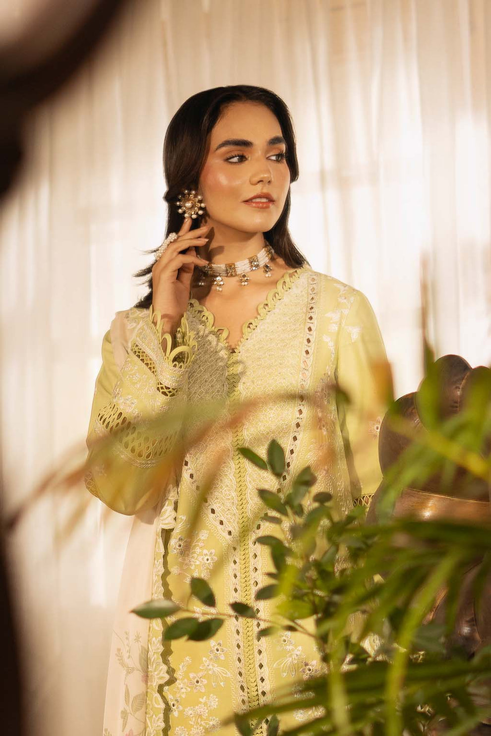 Zarposh | Sajni Lawn 25 | Gulnaz by Zarposh - Designer Dress - Type: Ladies Clothes - Available at Libayah - 100% Original