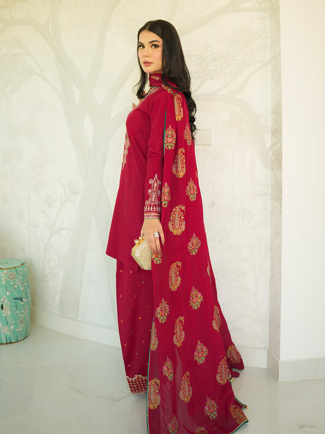 Faiza Faisal | Mayal Festive Pret 25 | JINAN by Faiza Faisal - Designer Dress - Type: Ladies Clothes - Available at Libayah - 100% Original