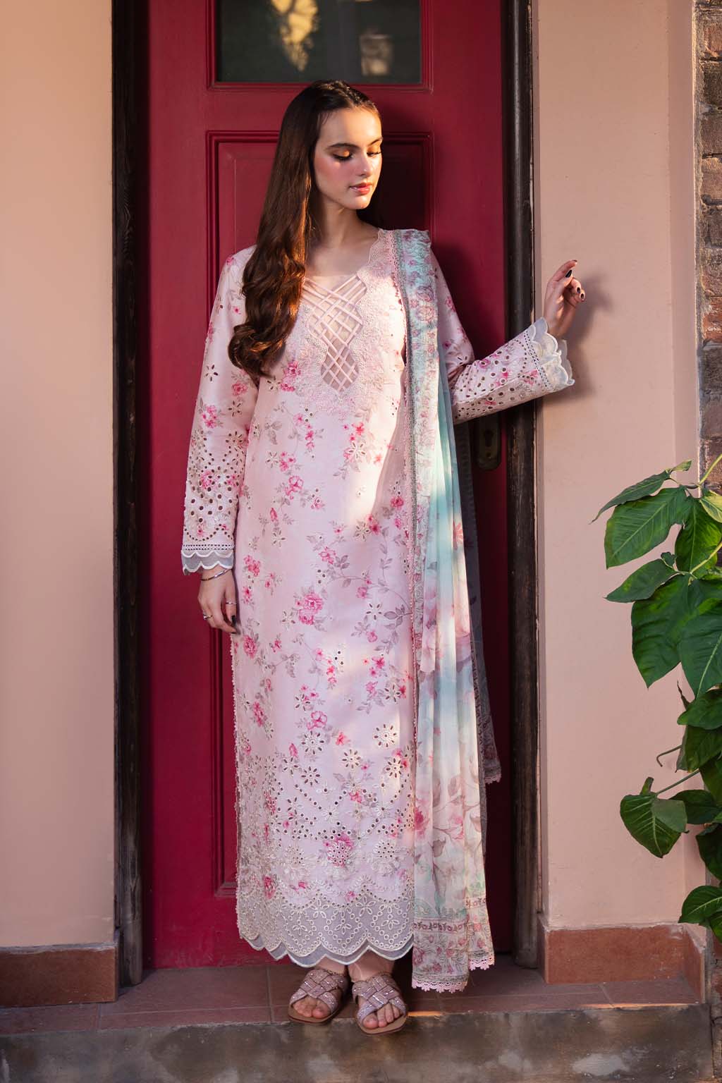 Neeshay | Summer Lines Printkari 25 | PECHE by Neeshay - Designer Dress - Type: Ladies Clothes - Available at Libayah - 100% Original