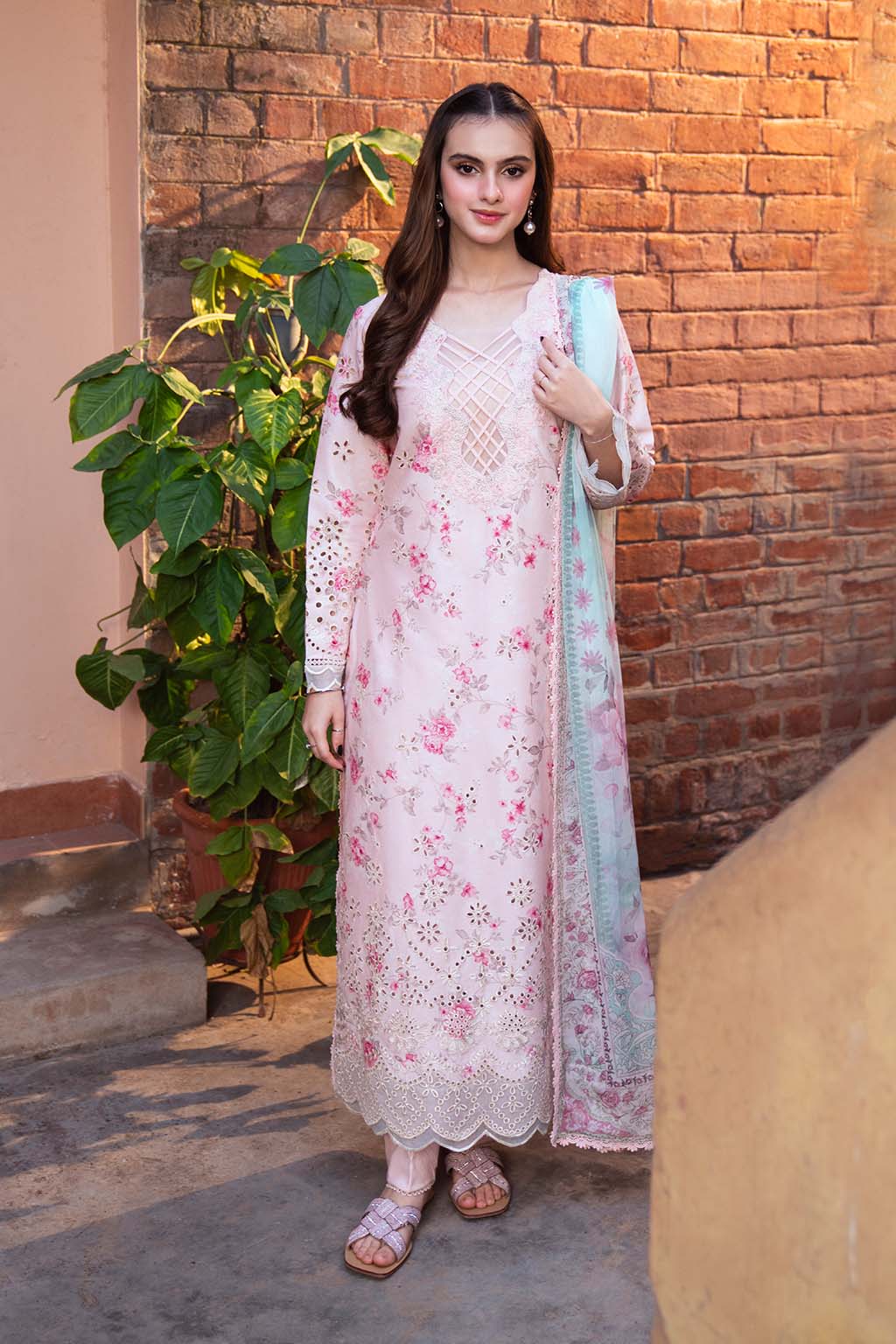 Neeshay | Summer Lines Printkari 25 | PECHE by Neeshay - Designer Dress - Type: Ladies Clothes - Available at Libayah - 100% Original