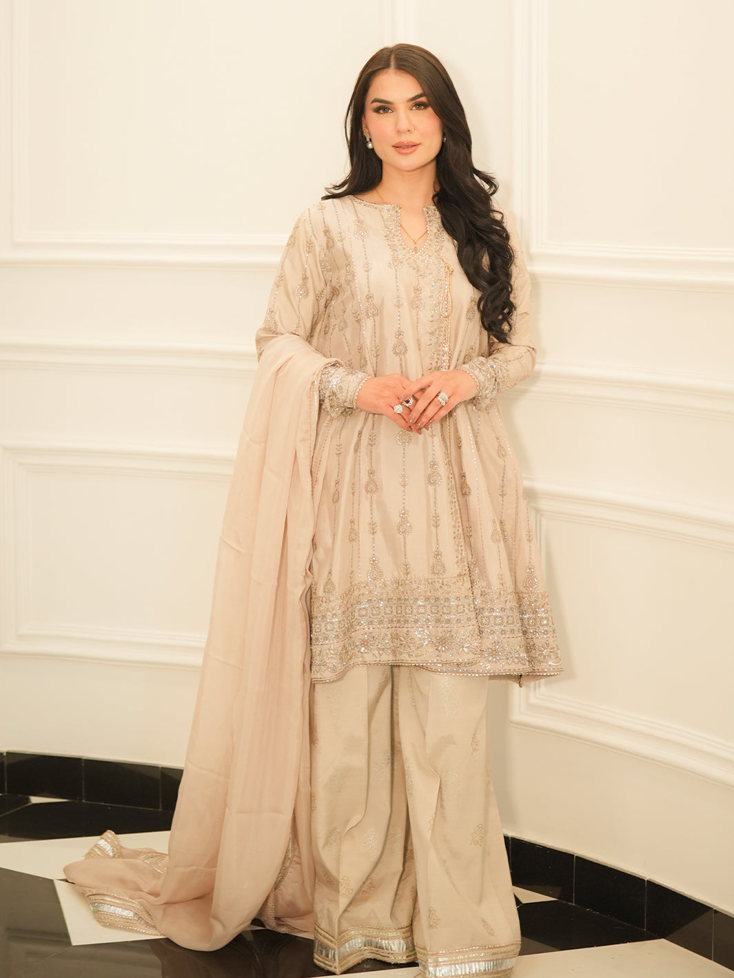 Faiza Faisal | Mayal Festive Pret 25 | AMIRA by Faiza Faisal - Designer Dress - Type: Ladies Clothes - Available at Libayah - 100% Original