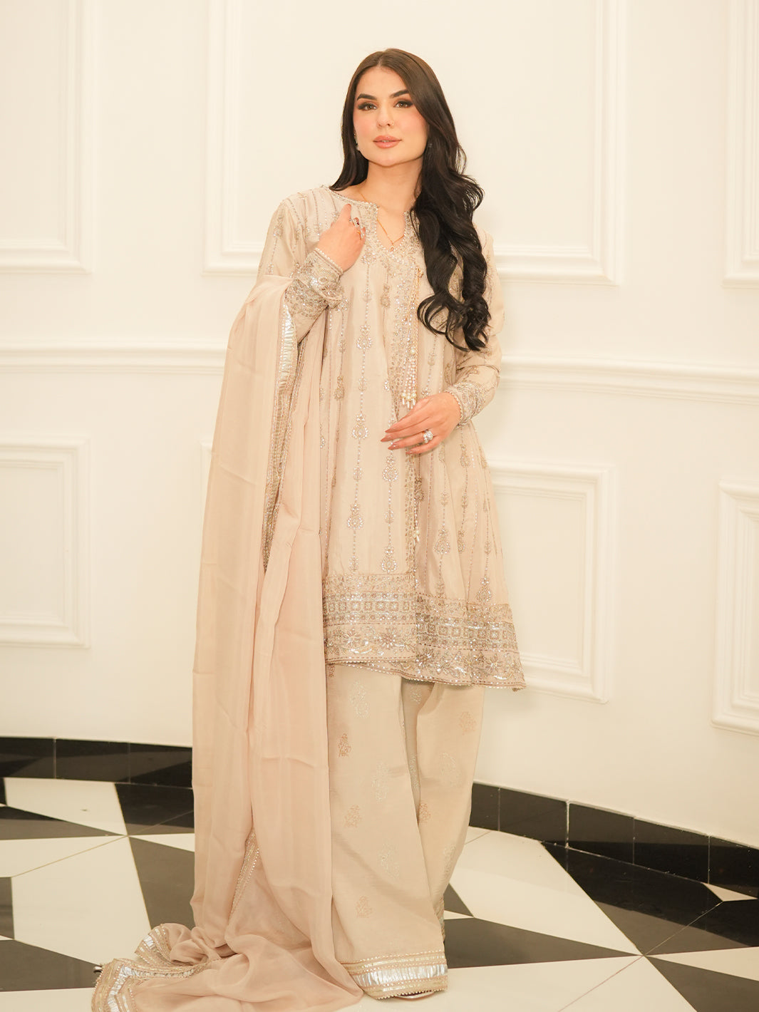 Faiza Faisal | Mayal Festive Pret 25 | AMIRA by Faiza Faisal - Designer Dress - Type: Ladies Clothes - Available at Libayah - 100% Original