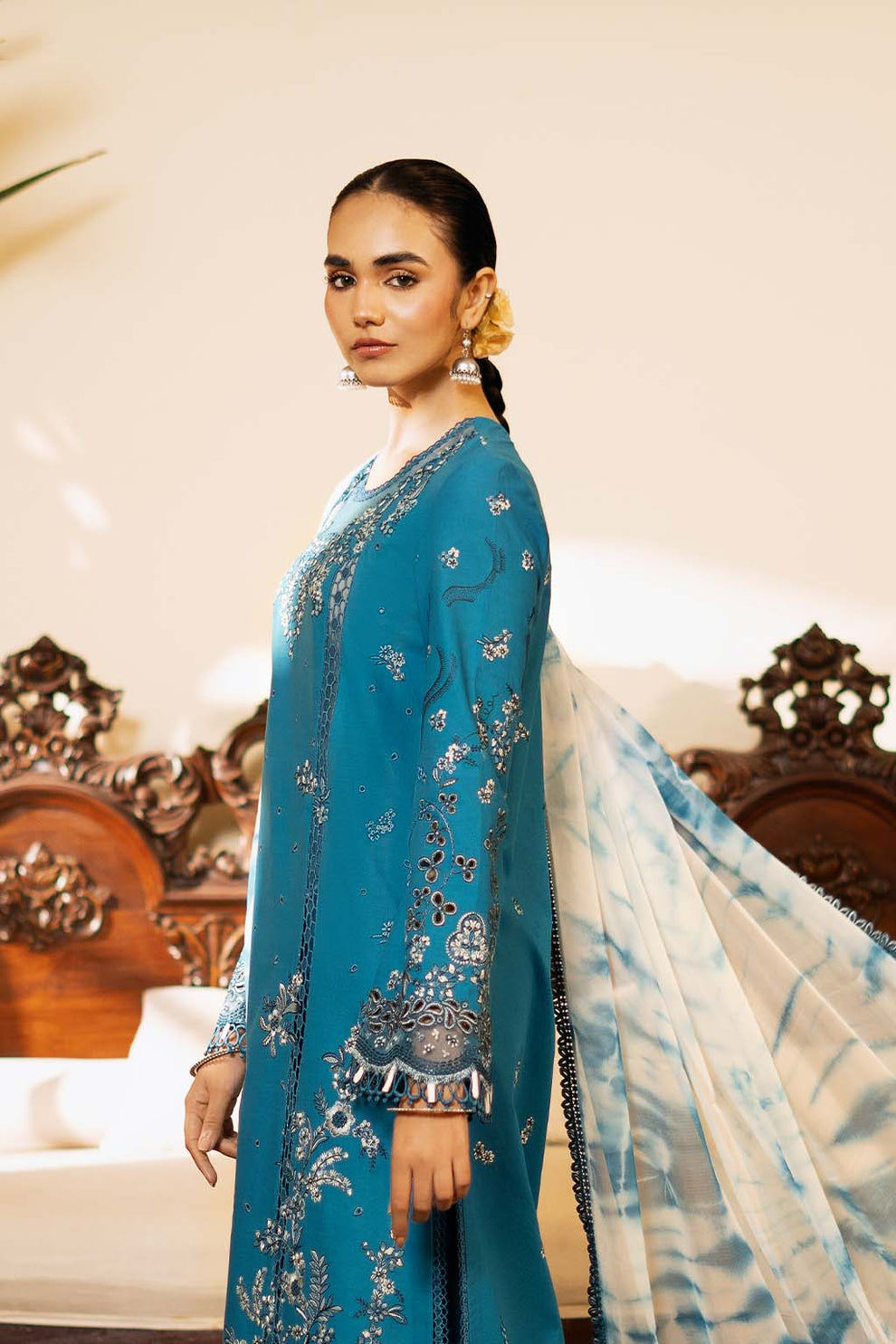 Zarposh | Sajni Lawn 25 | Azal by Zarposh - Designer Dress - Type: Ladies Clothes - Available at Libayah - 100% Original