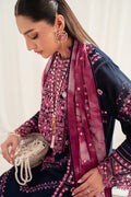 Jazmin | Iris Luxury Lawn 25 | IL'25-D01 by Jazmin - Designer Dress - Type: Ladies Clothes - Available at Libayah - 100% Original